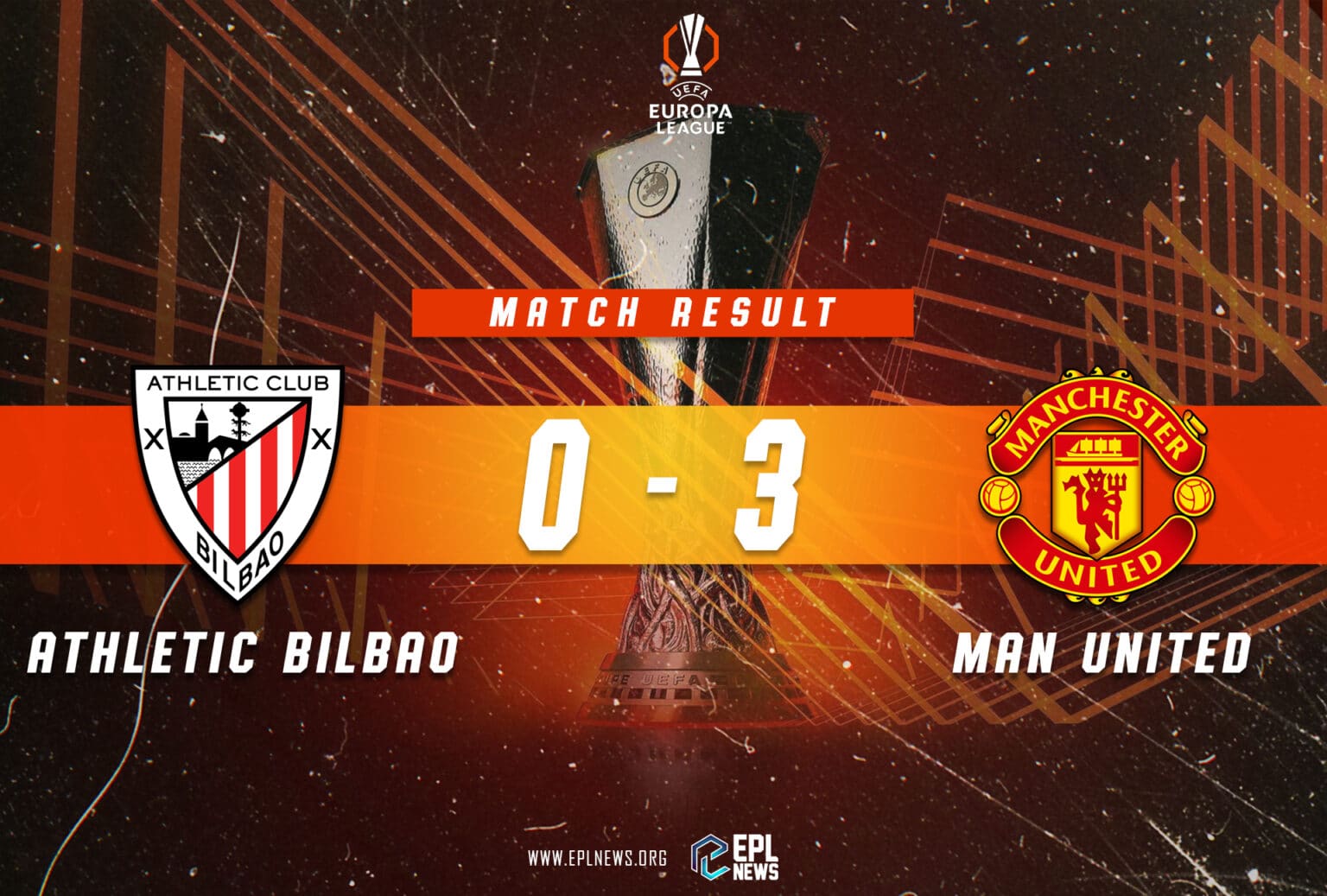 Laporan Athletic Bilbao lwn Manchester United 0-3