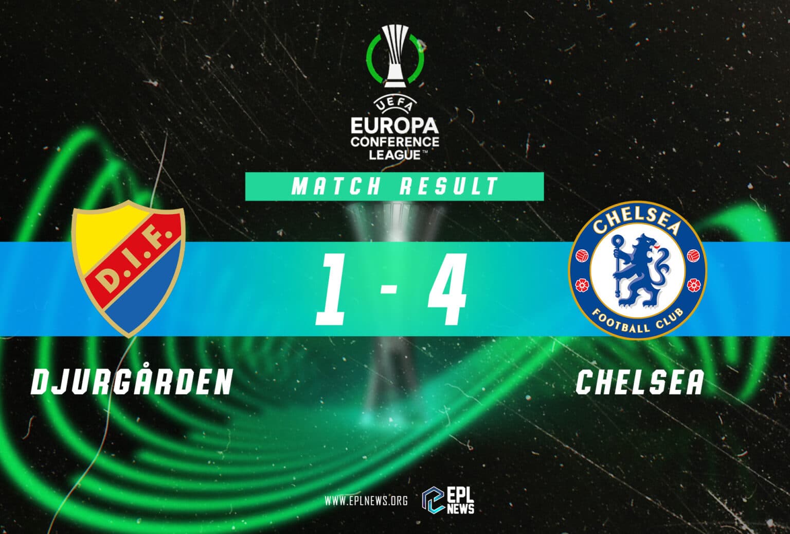Djurgarden lwn Chelsea 1-4