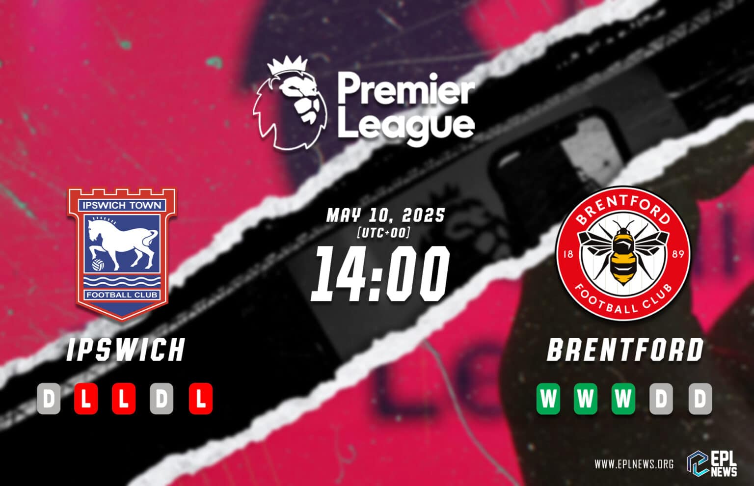 Pratonton Ipswich lwn Brentford