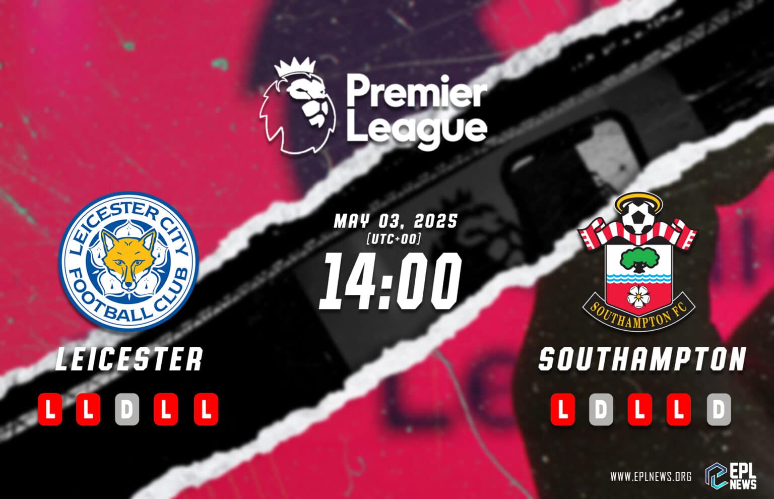 Pratonton Leicester City lwn Southampton