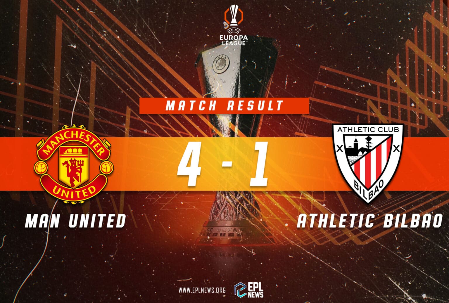 Laporan Manchester United lwn Athletic Bilbao 4-1