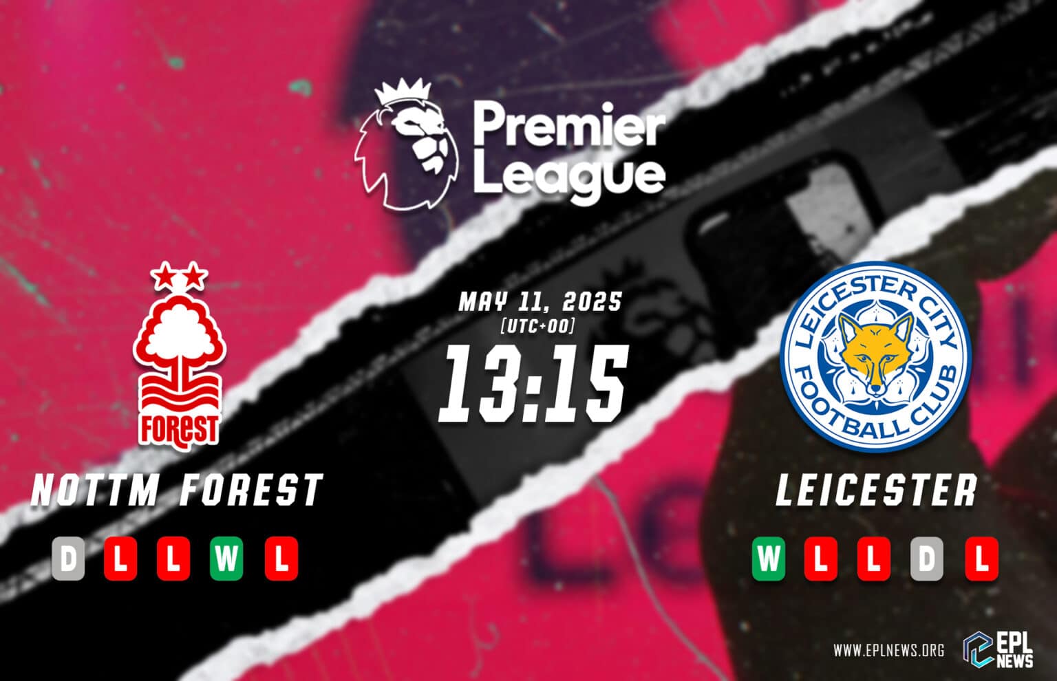 Pratonton Nottingham Forest lwn Leicester
