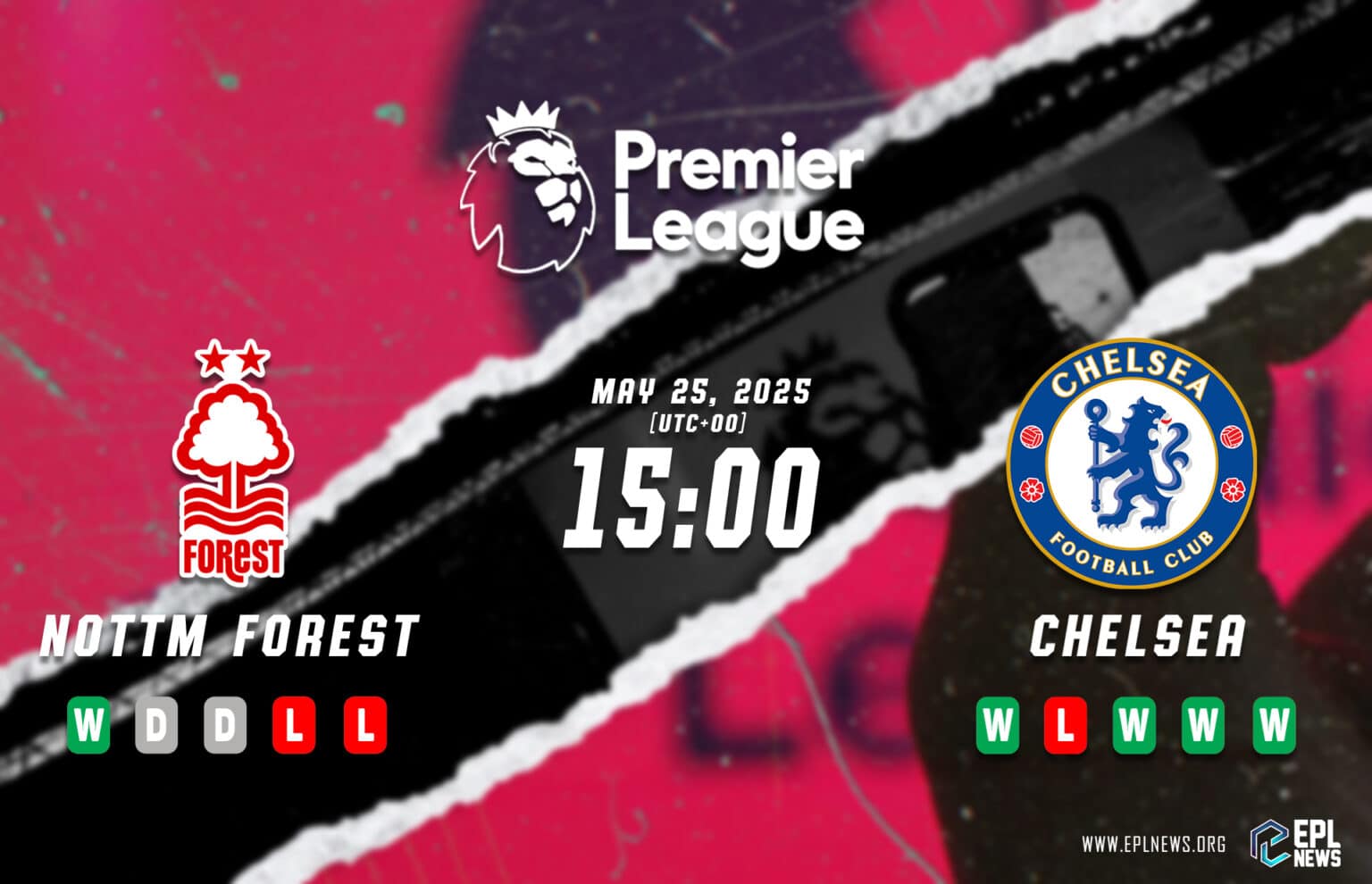 Pratonton Nottingham Forest lwn Chelsea