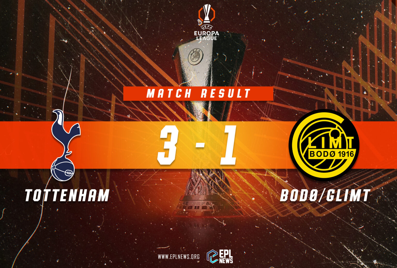 Tottenham vs Bodo/ Glimt 3-1