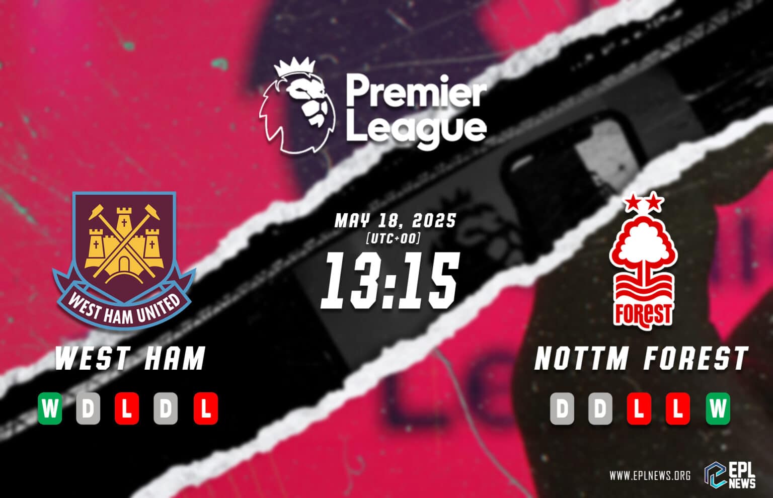 Pratonton West Ham vs Nottingham Forest