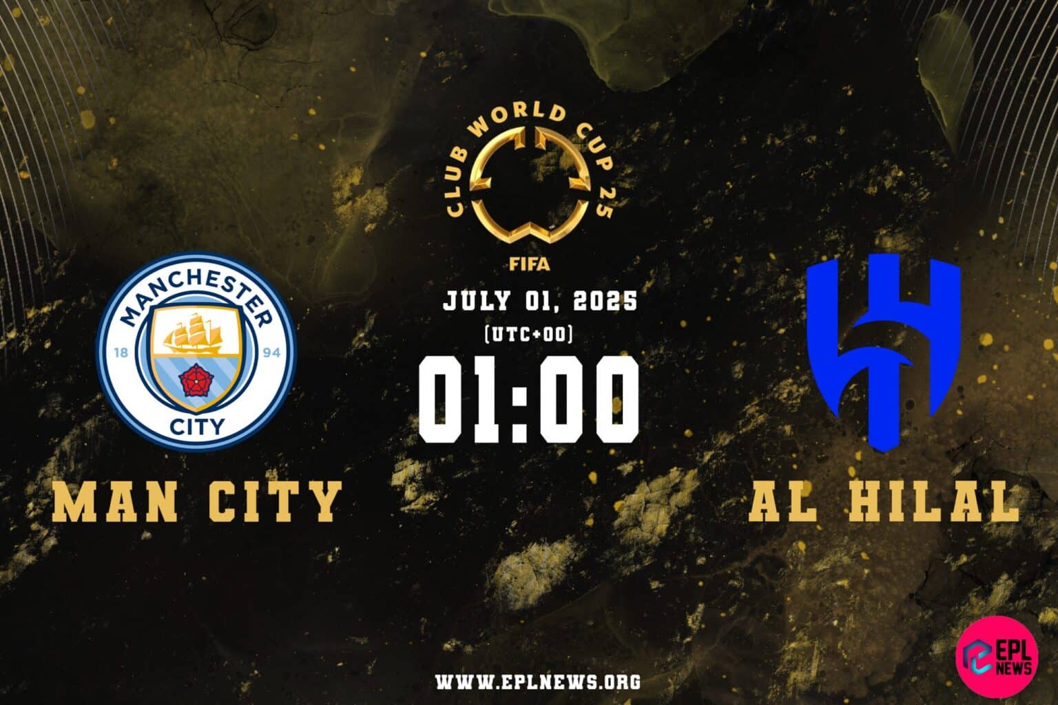 Pratonton Manchester City lwn Al Hilal