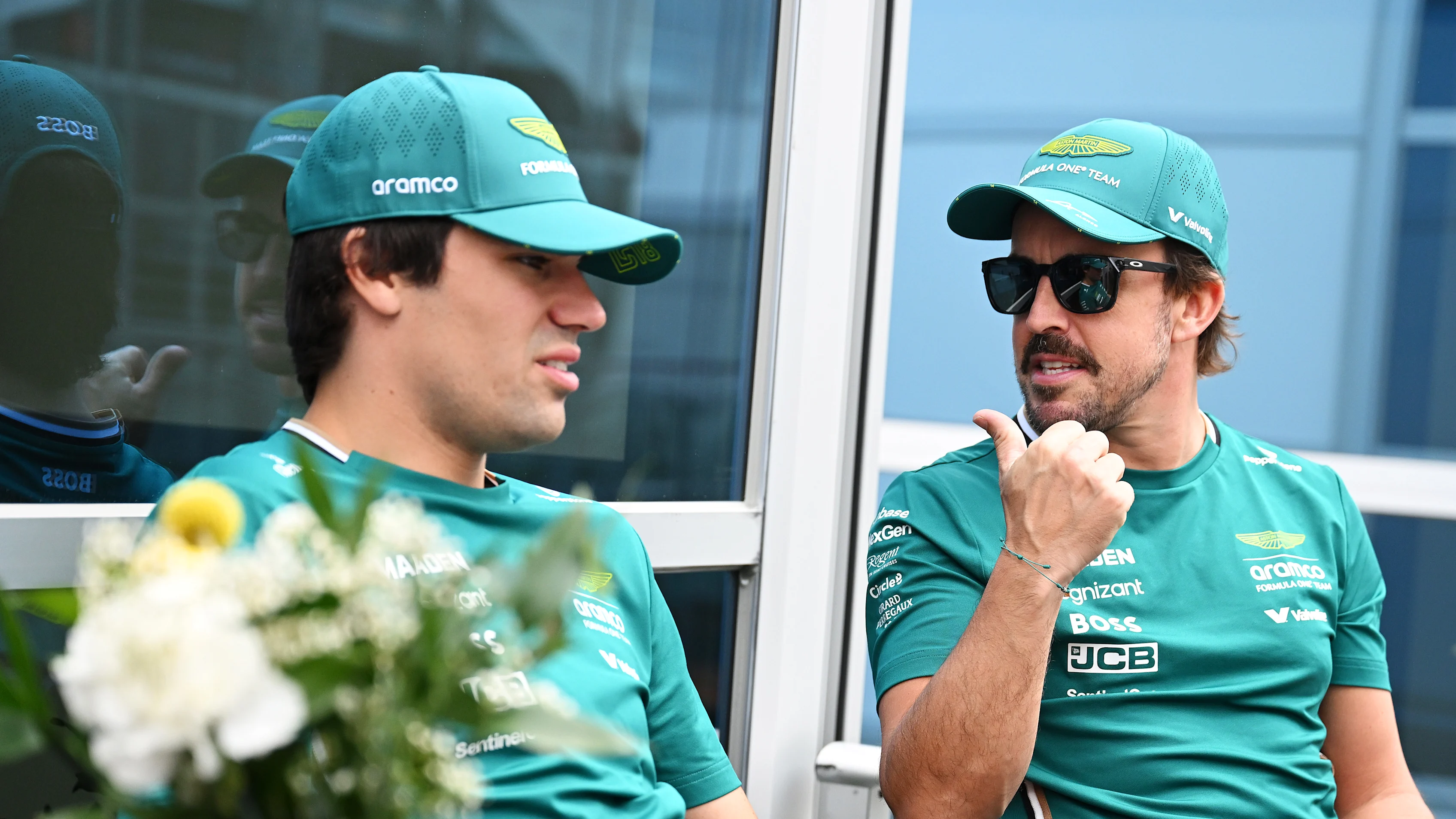Montreal, Quebec - 12 Jun: Lance Stroll of Canada dan pasukan Aston Martin F1 dan Fernando Alonso dari