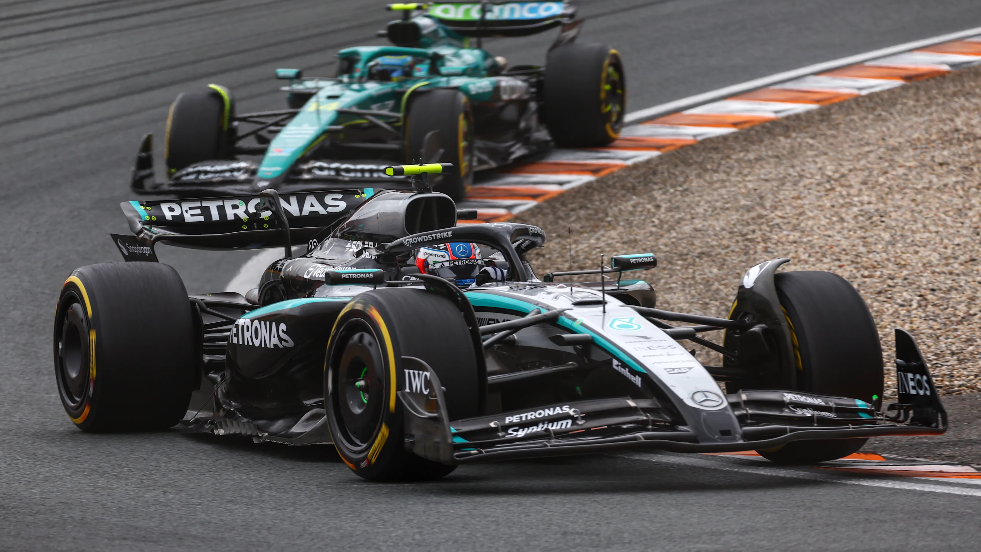 Zandvoort, Belanda - 31 Ogos: Andrea Kimi Antonelli dari Itali memandu (12) Mercedes AMG