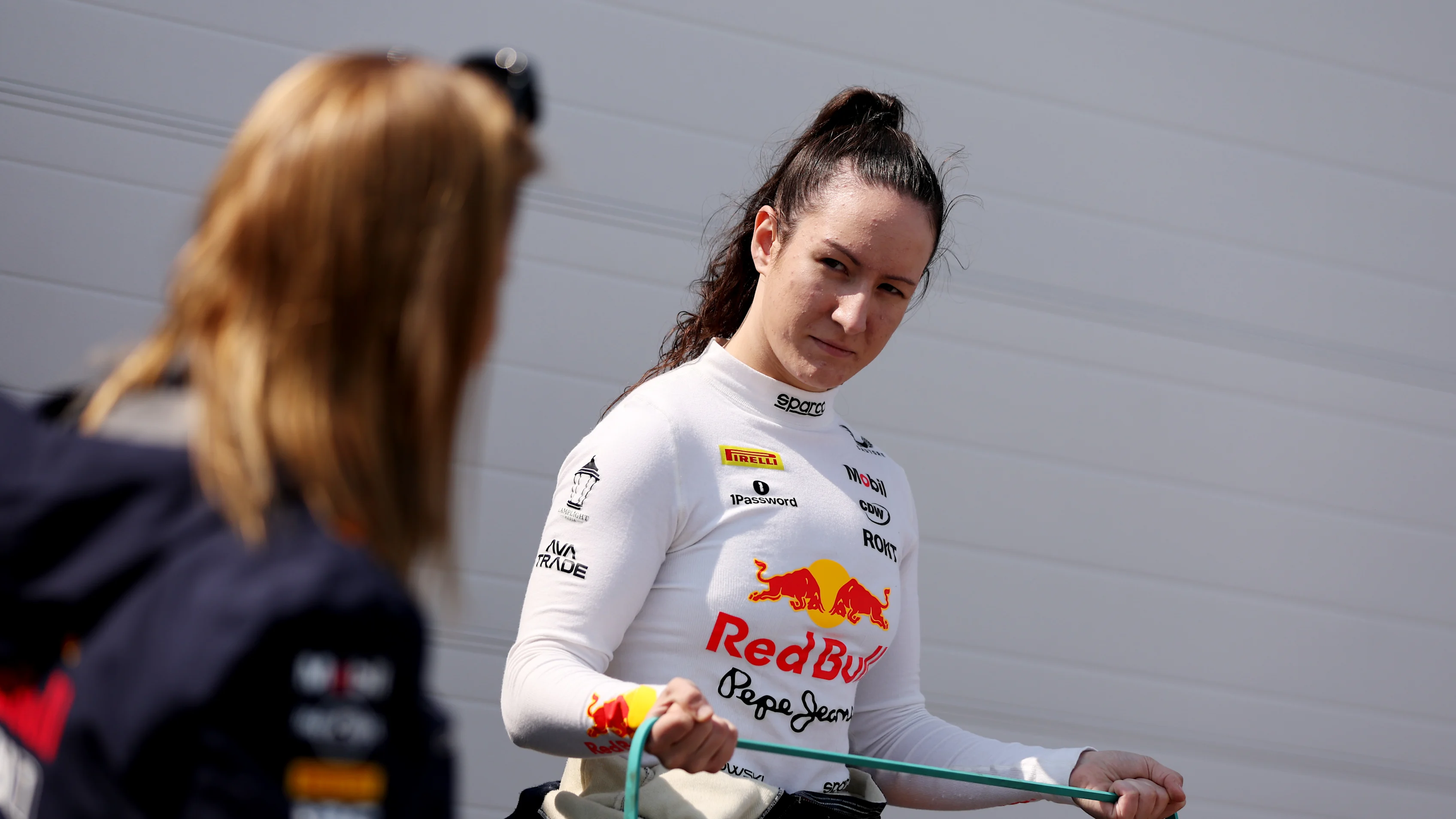 Montreal, Quebec - 13 Jun: Alisha Palmowski dari Great Britain dan Campos Racing (21) Hangat Sebelum