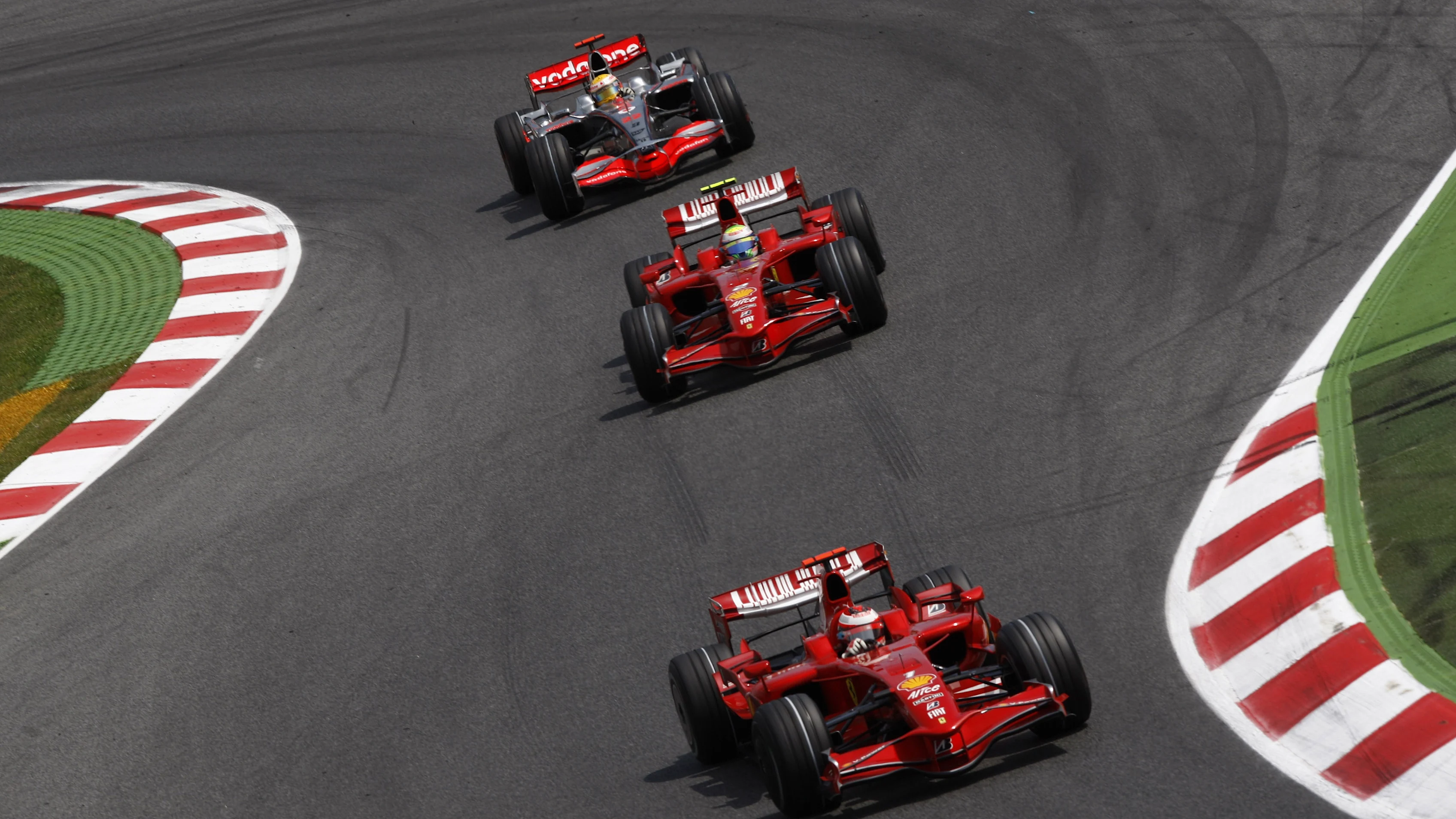 2008 Grand Prix Sepanyol - Sunday Race Circuit de Catalunya, Barcelona, Sepanyol. 27hb April 2008. Kimi