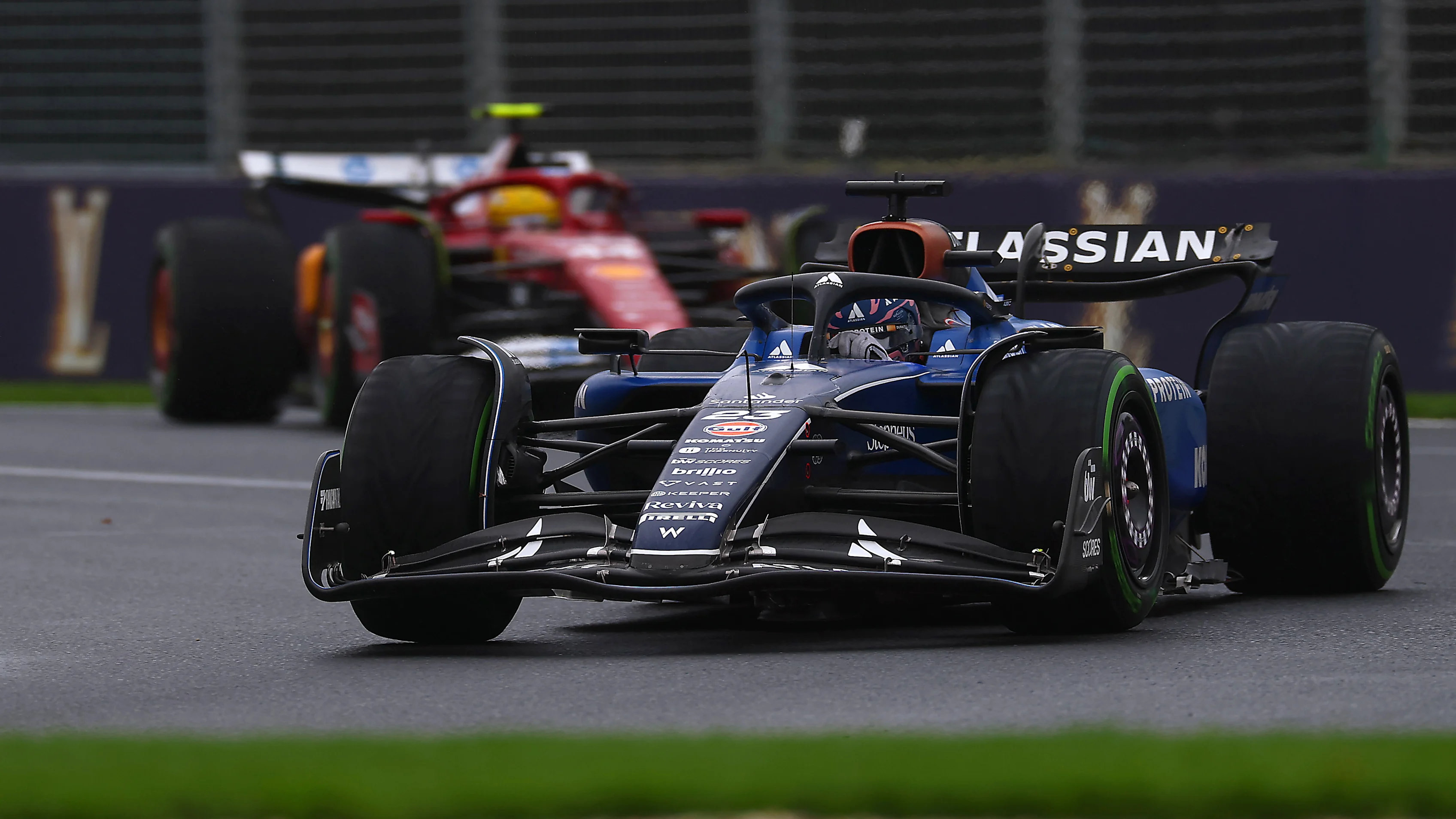 Melbourne, Australia - 16 Mac: Alexander Albon dari Thailand Memandu (23) Williams FW47