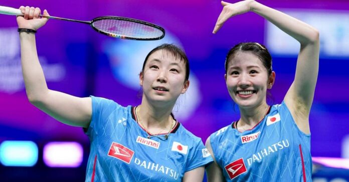 Pasukan Arisa Higashino (L) Jepun dengan Chiharu Shida untuk membentuk duo beregu wanita baru. (Foto: BWF)