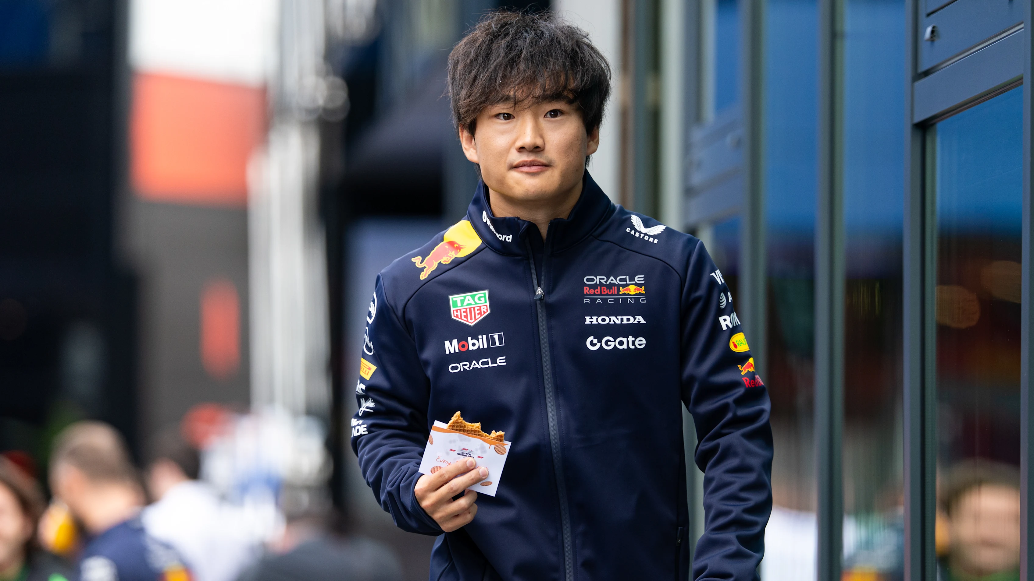 Zandvoort, Belanda - 28 Ogos: Yuki Tsunoda dari Jepun dan Oracle Red Bull Racing berjalan di