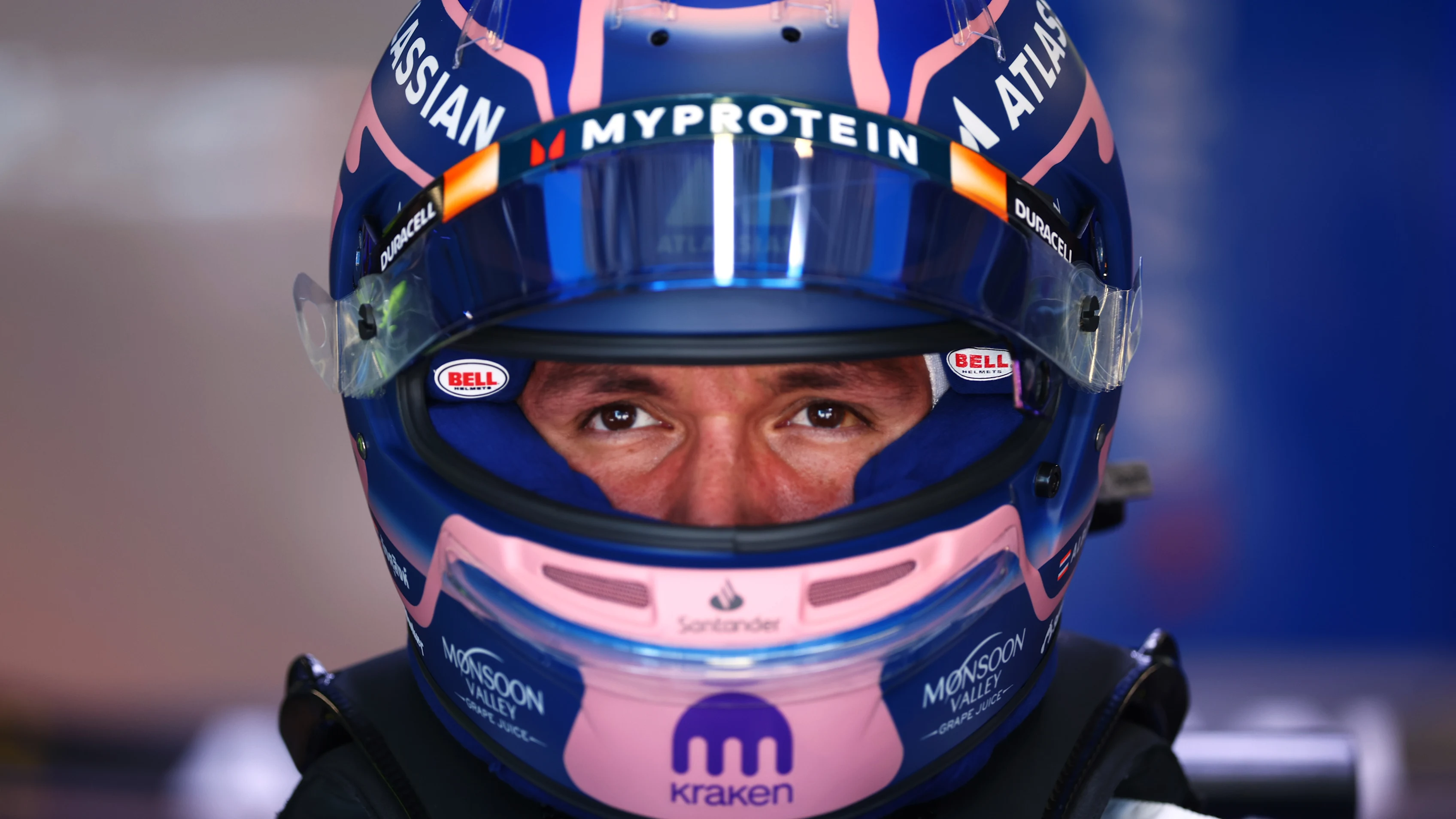 Monza, Itali - 06 September: Alexander Albon dari Thailand dan Williams bersiap untuk memandu semasa