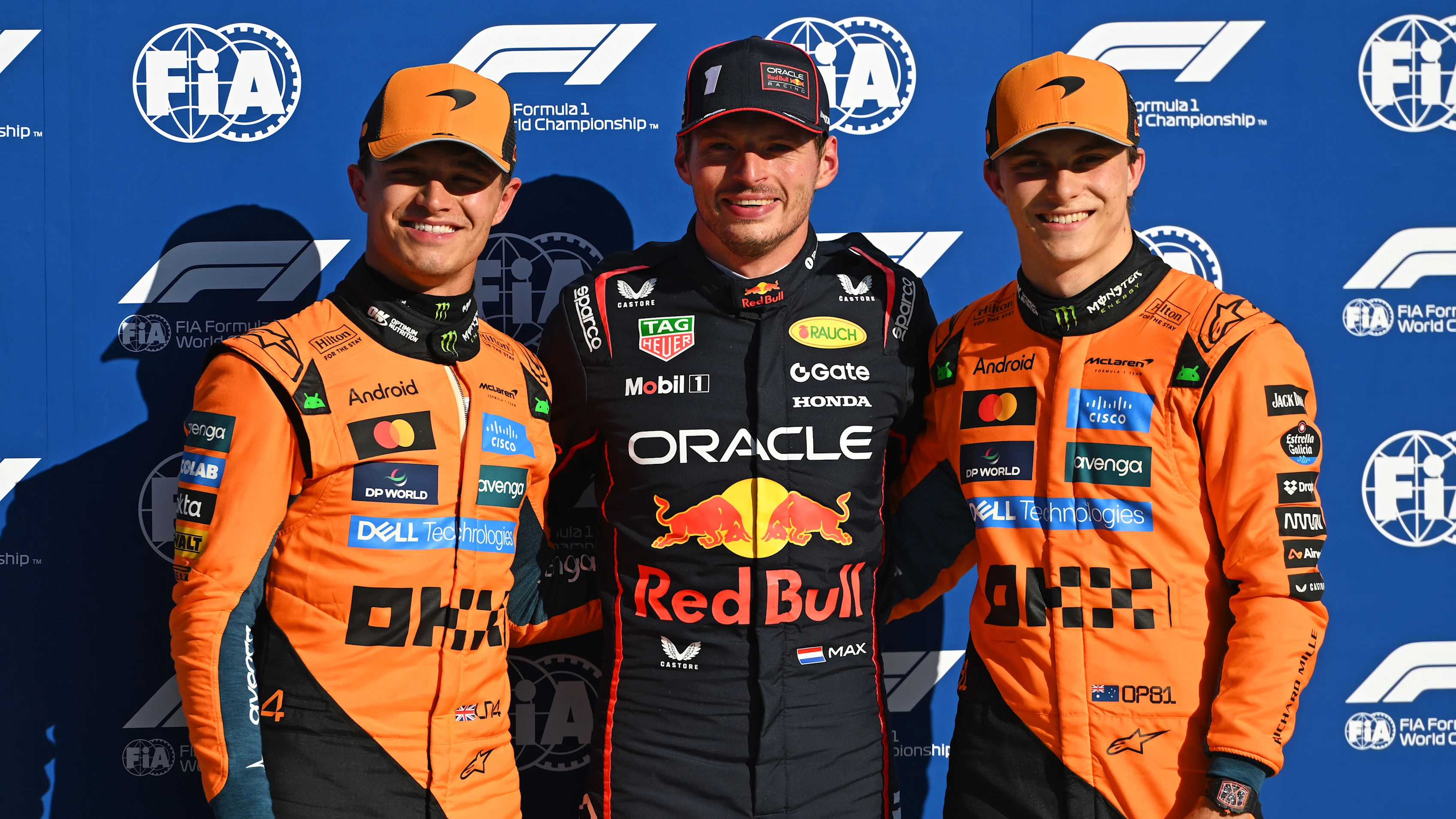 Monza, Itali - 06 September: Kualifikasi kedudukan tiang Max Verstappen dari Belanda dan Oracle