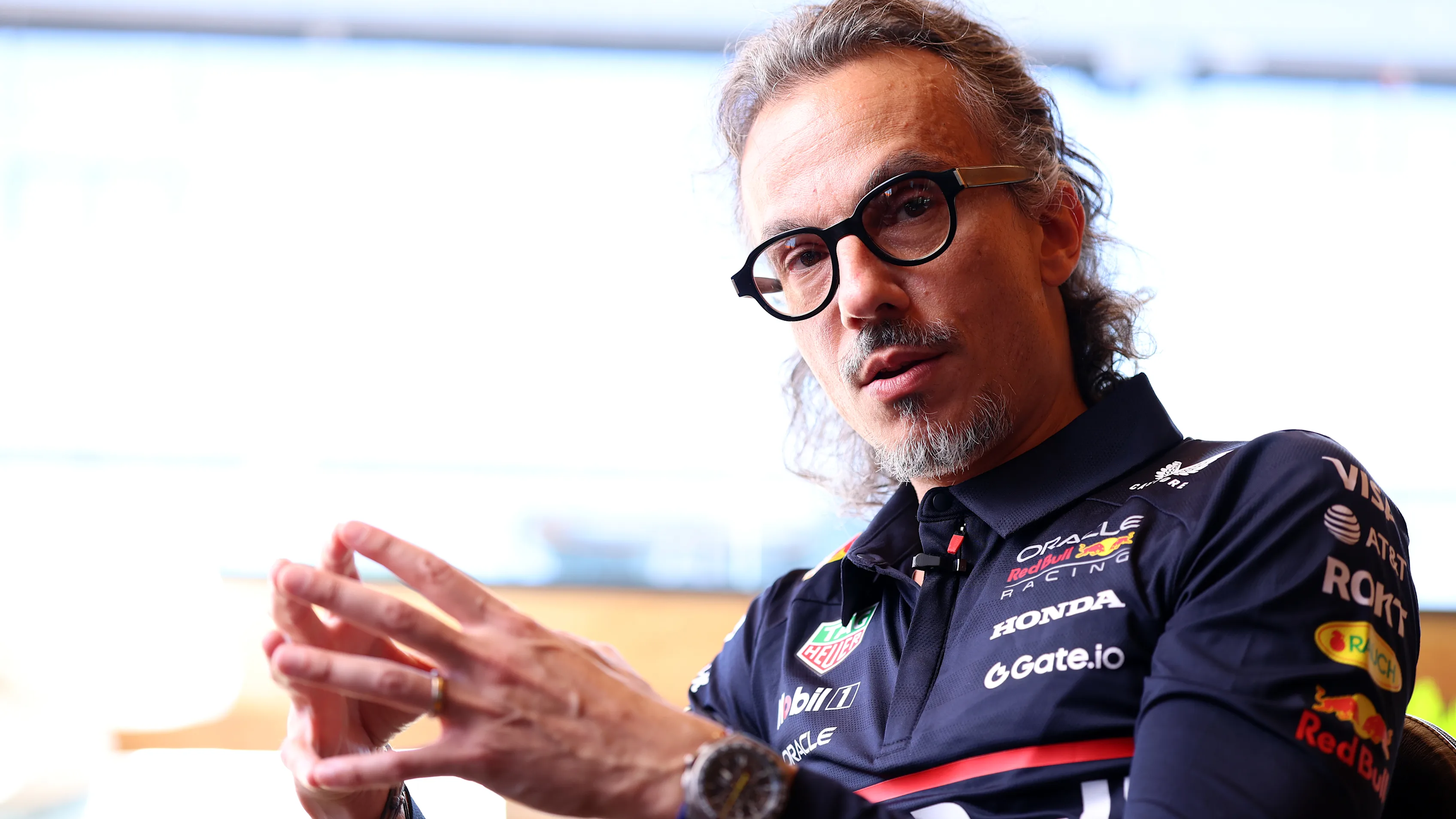 Budapest, Hungary - 31 Julai: Laurent Mekies, ketua pasukan Oracle Red Bull Racing kelihatan