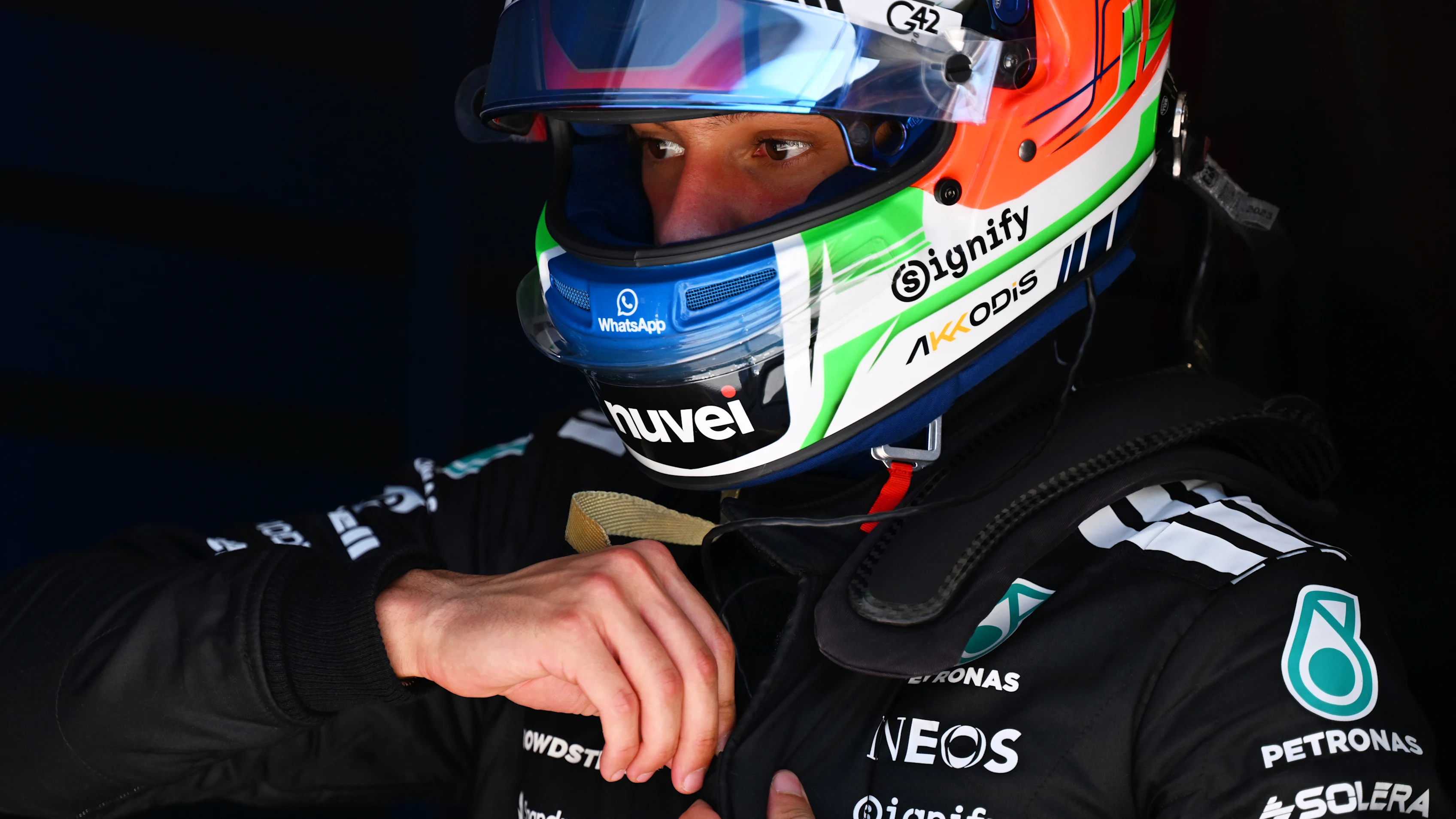 Zandvoort, Belanda - 30 Ogos: Kesebelas diletakkan kelayakan Andrea Kimi Antonelli dari Itali dan
