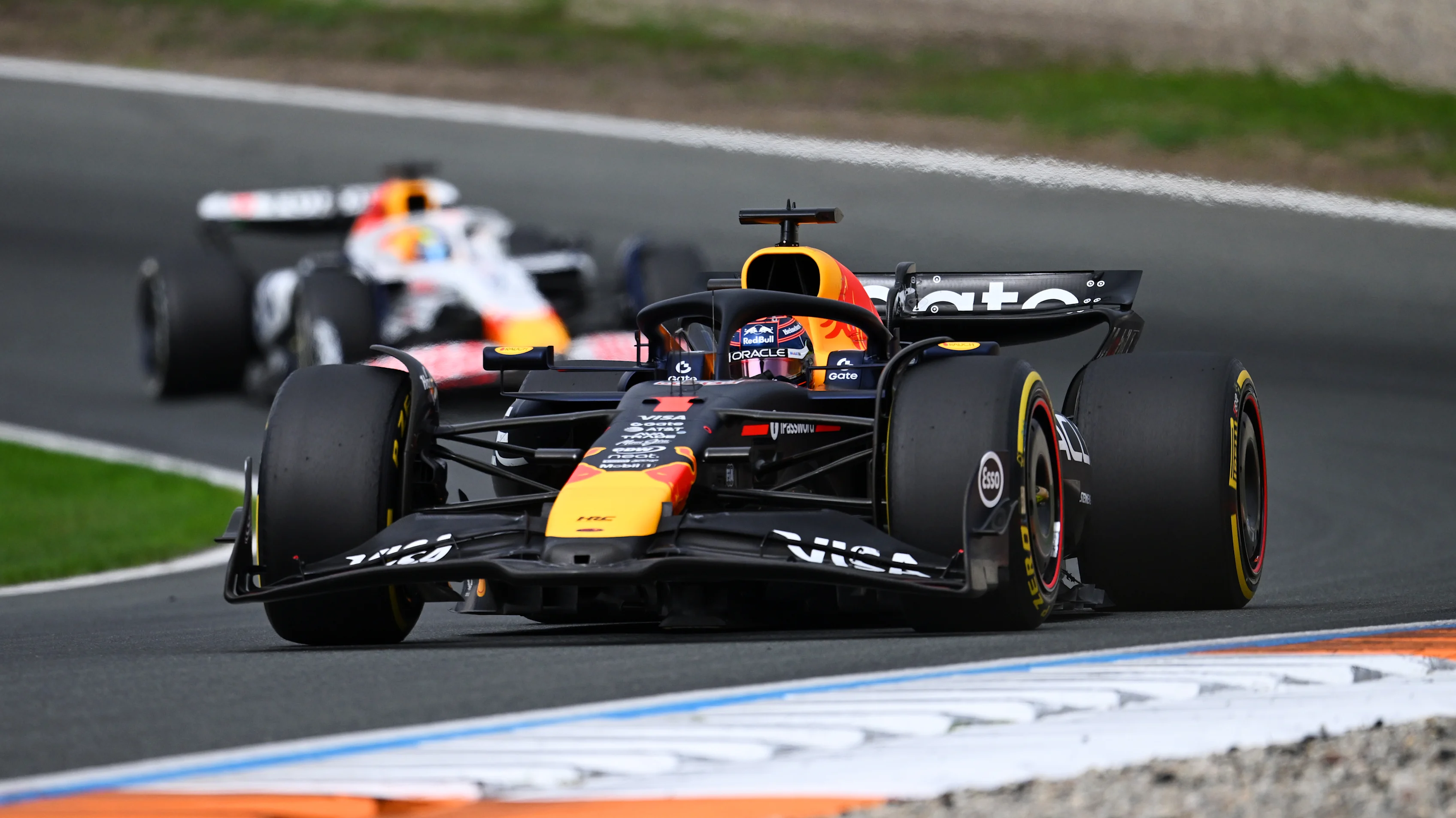 Zandvoort, Belanda - 31 Ogos: Max Verstappen dari Belanda Memandu (1) Oracle Merah