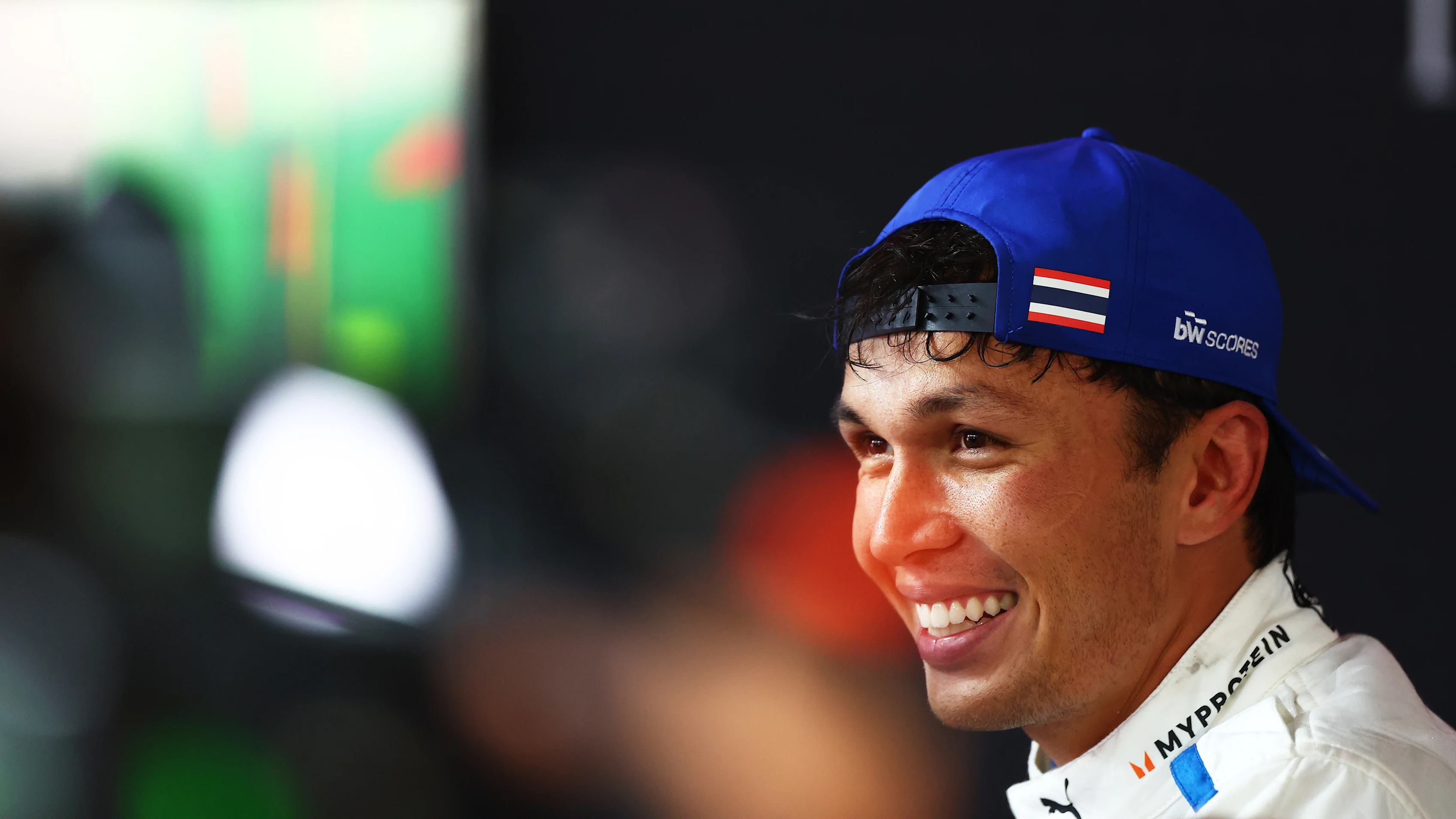 Zandvoort, Belanda - 31 Ogos: Kelima diletakkan Alexander Albon dari Thailand dan Williams bercakap