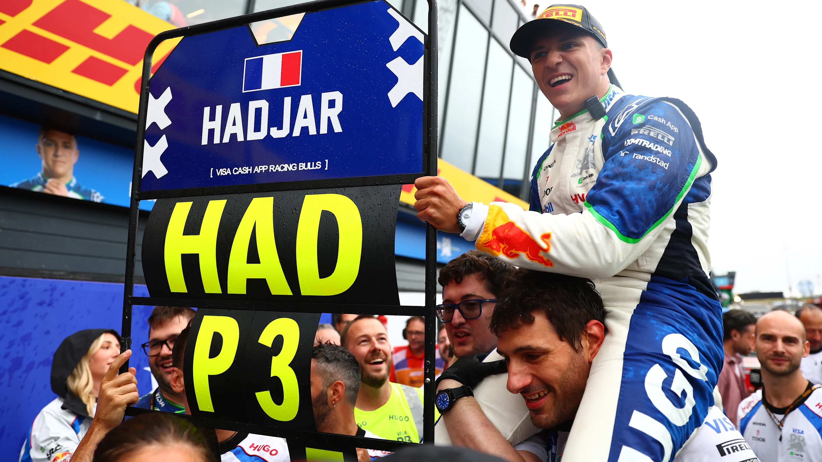 Zandvoort, Belanda - 31 Ogos: Ketiga diletakkan Isack Hadjar dari Perancis dan Visa Cash App Racing