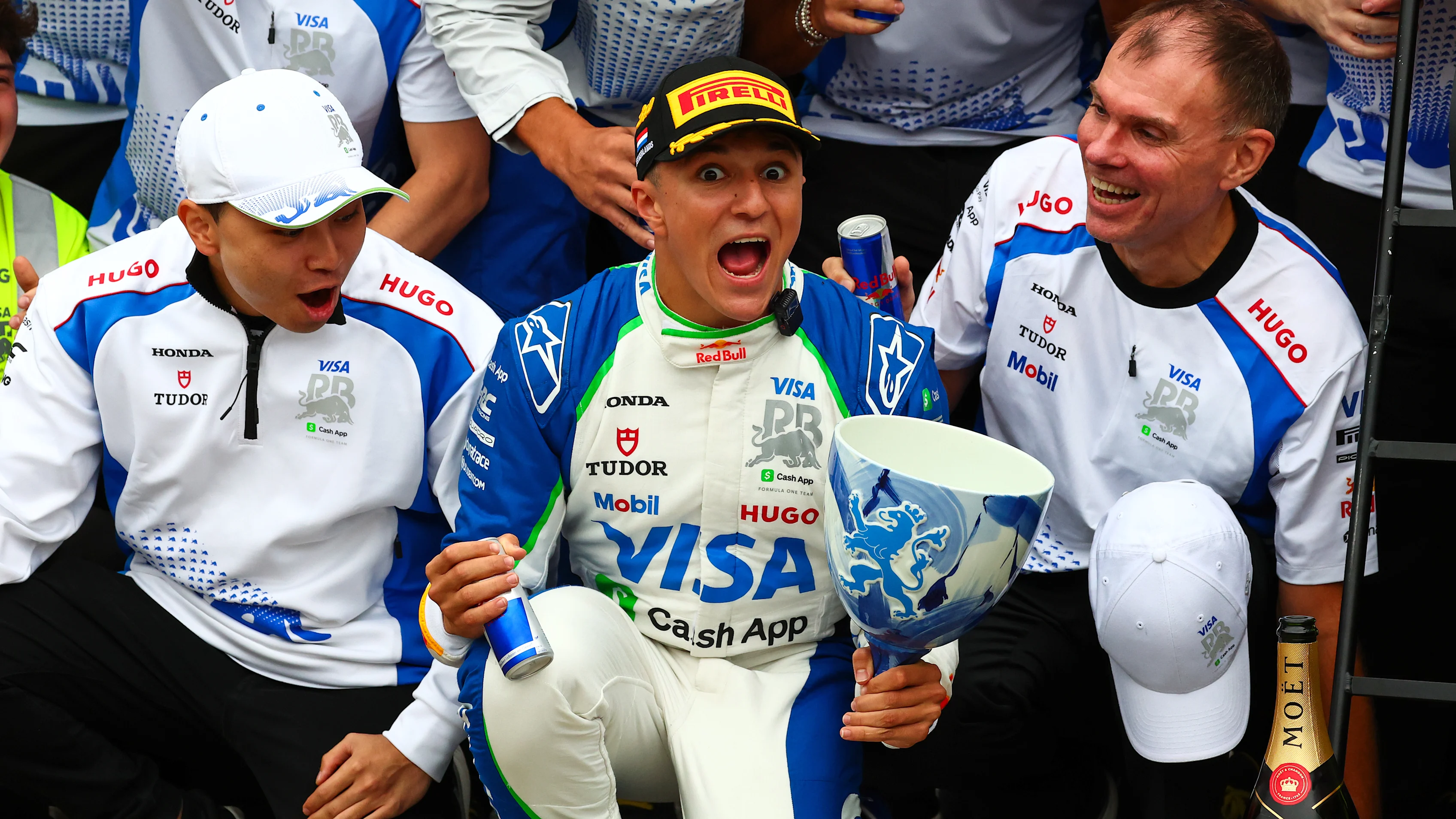 Zandvoort, Belanda - 31 Ogos: Ketiga diletakkan Isack Hadjar dari Perancis dan Visa Cash App Racing