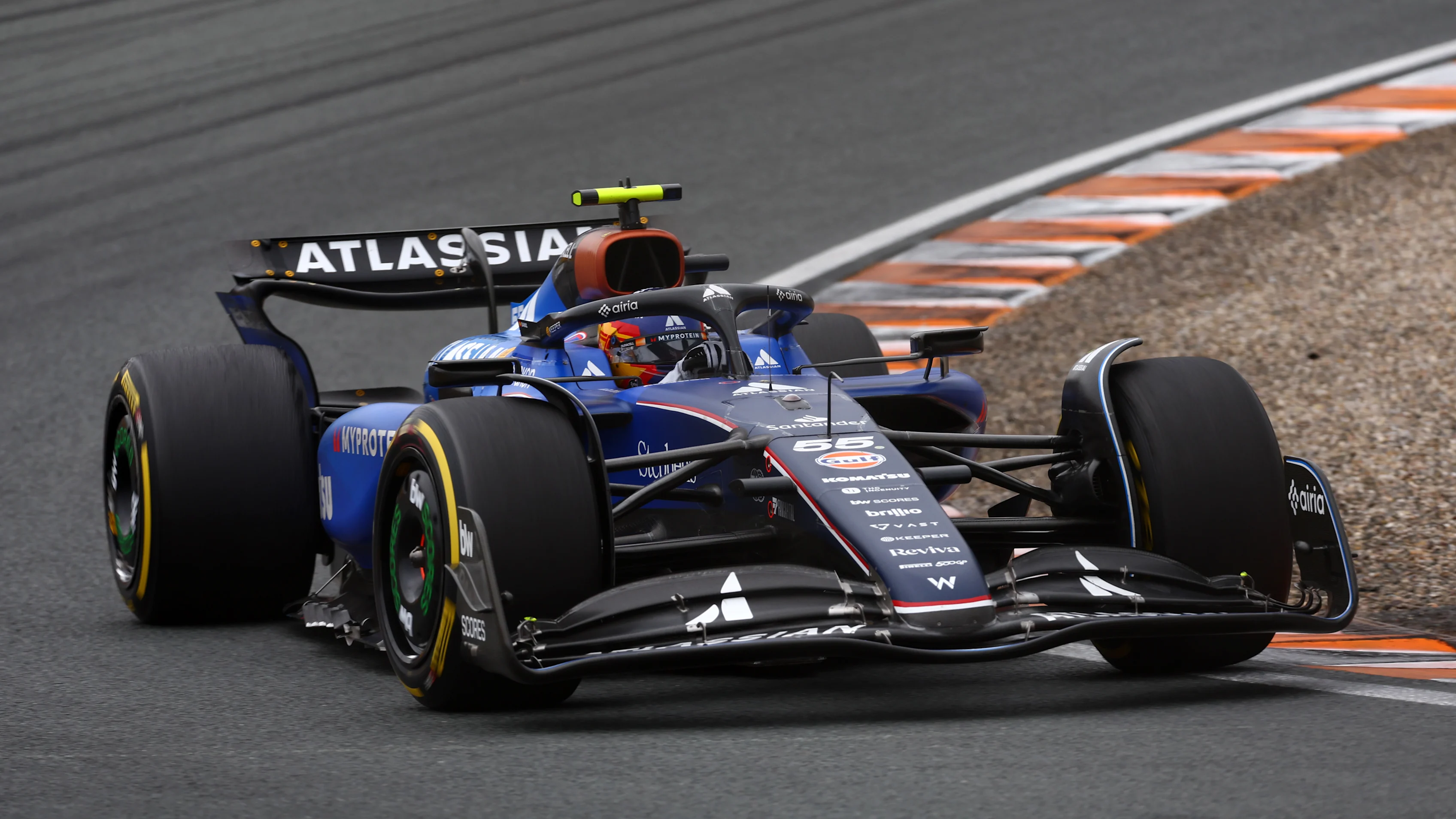 Zandvoort, Belanda - 31 Ogos: Carlos Sainz dari Sepanyol memandu (55) Williams FW47 Mercedes