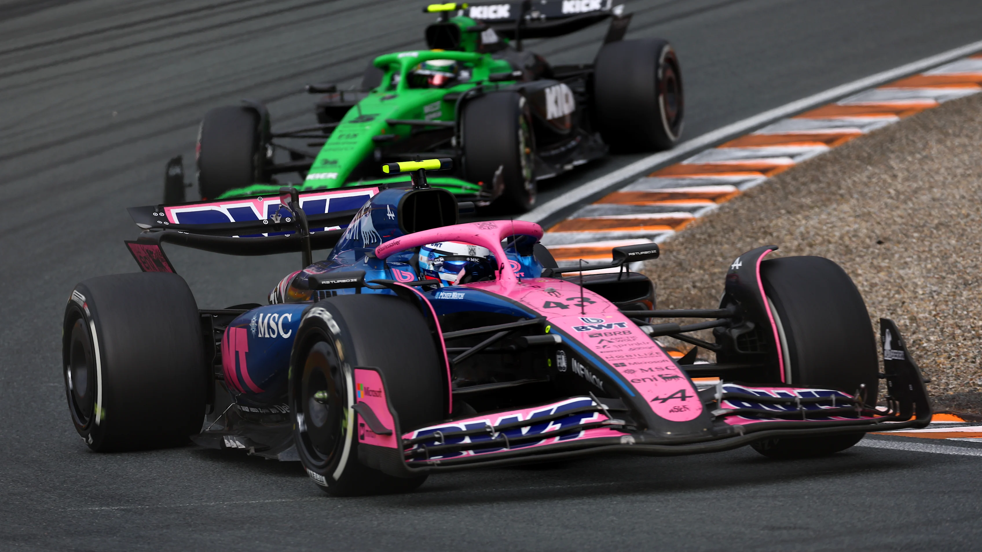Zandvoort, Belanda - 31 Ogos: Franco Colapinto dari Argentina memandu (43) Alpine F1 A525