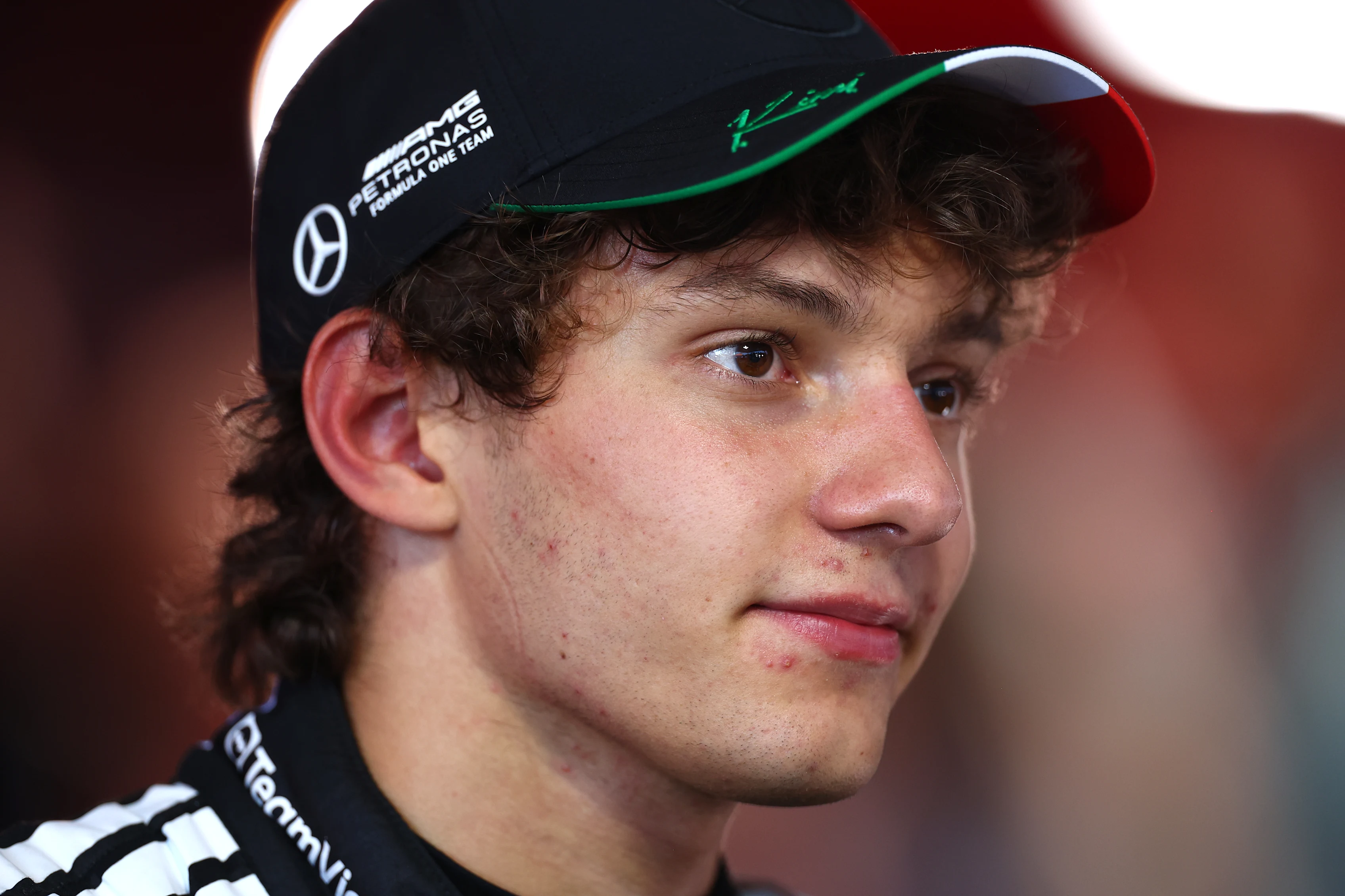 Monza, Itali - 06 September: Kelayakan Ketujuh yang diletakkan Andrea Kimi Antonelli dari Itali dan Mercedes