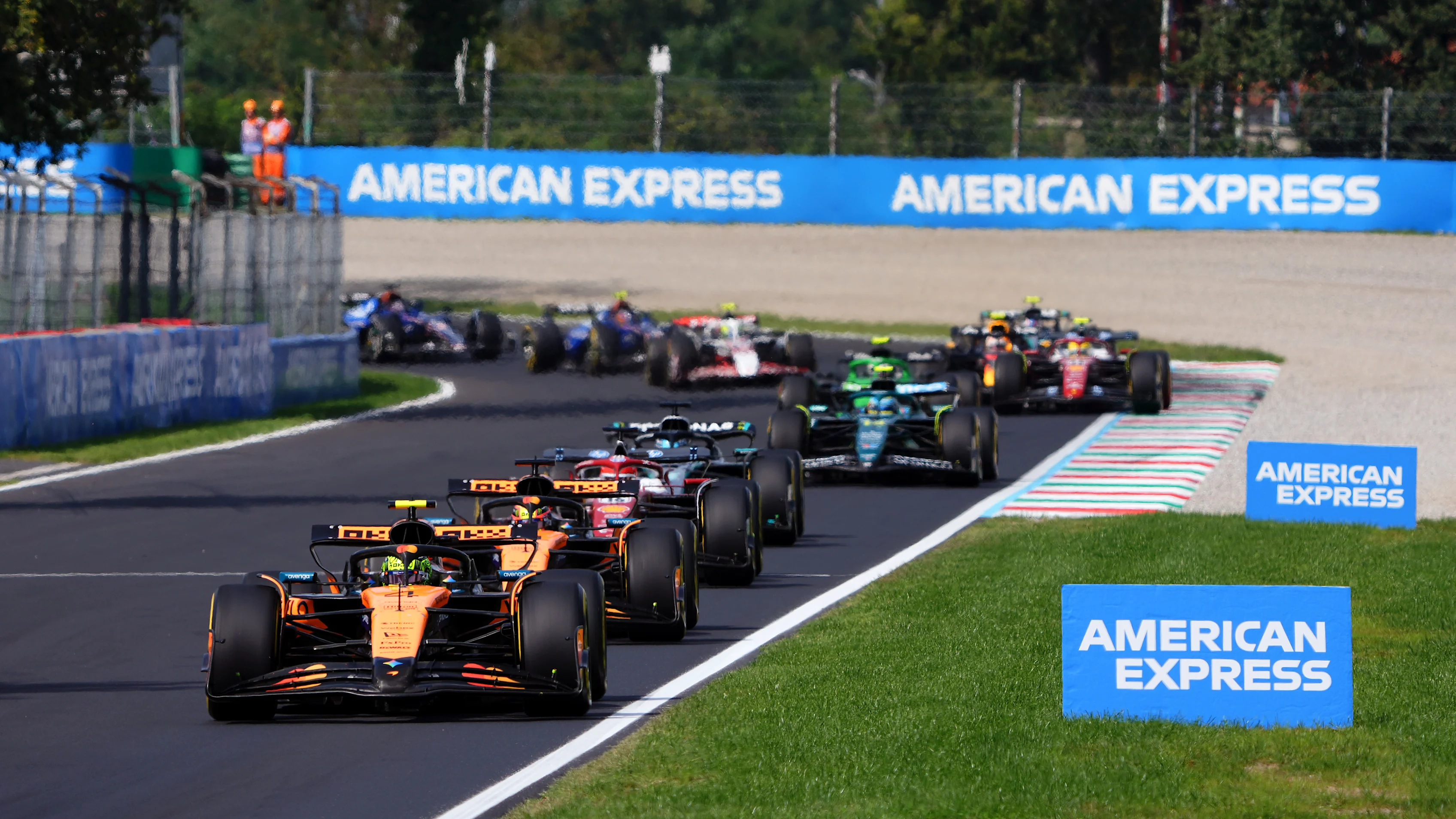 Monza, Itali - September 07: Lando Norris dari Great Britain Memandu (4) McLaren MCL39 Mercedes