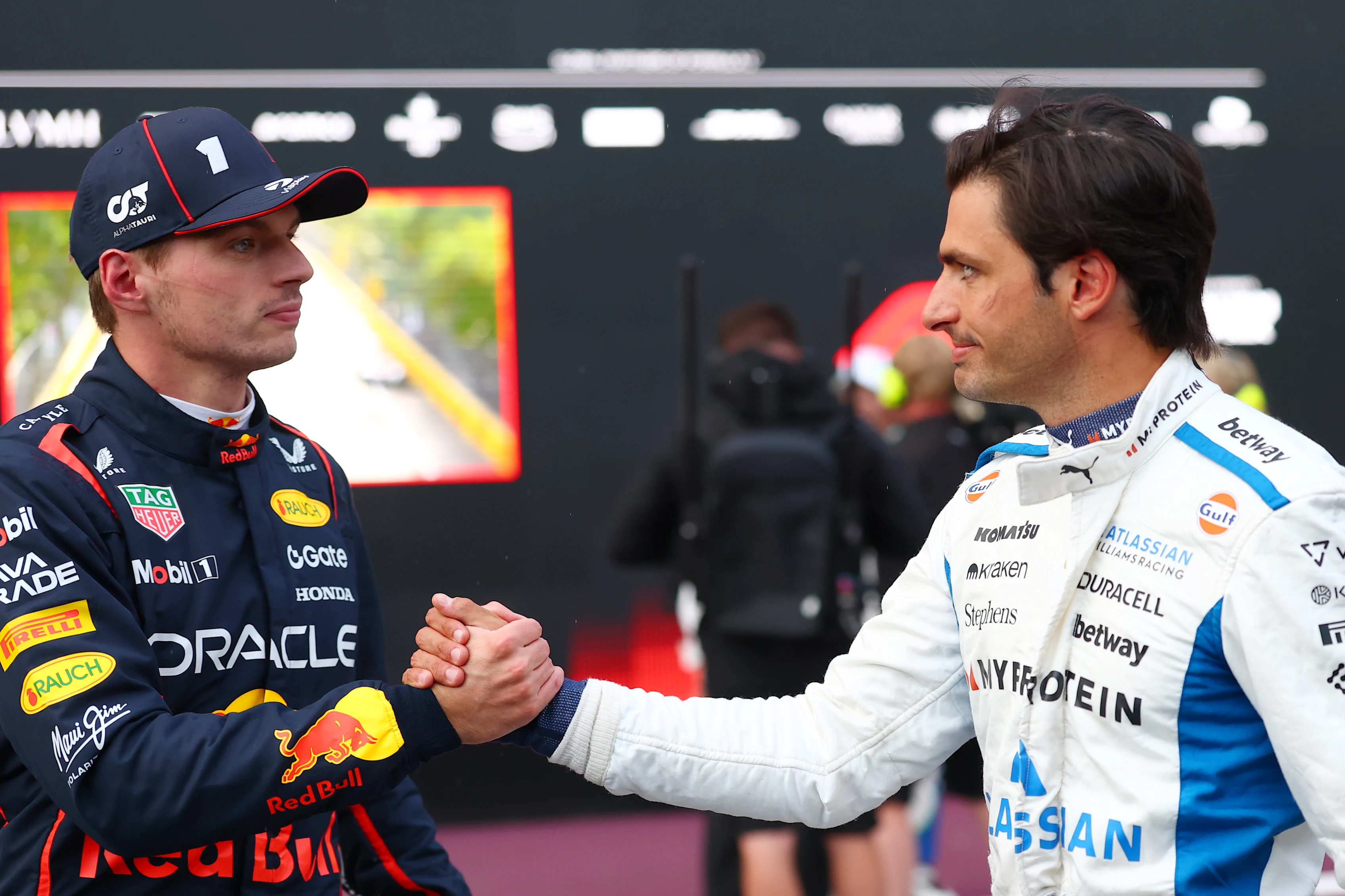 Baku, Azerbaijan - 20 September: Kualifikasi kedudukan tiang Max Verstappen dari Belanda dan