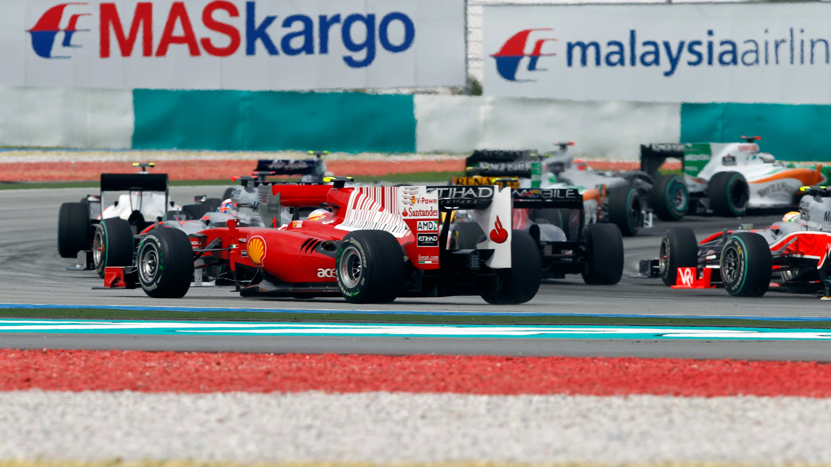 2010 Grand Prix Malaysia - Sunday Sepang, Kuala Lumpur, Malaysia 4 April 2010 Fernando Alonso,