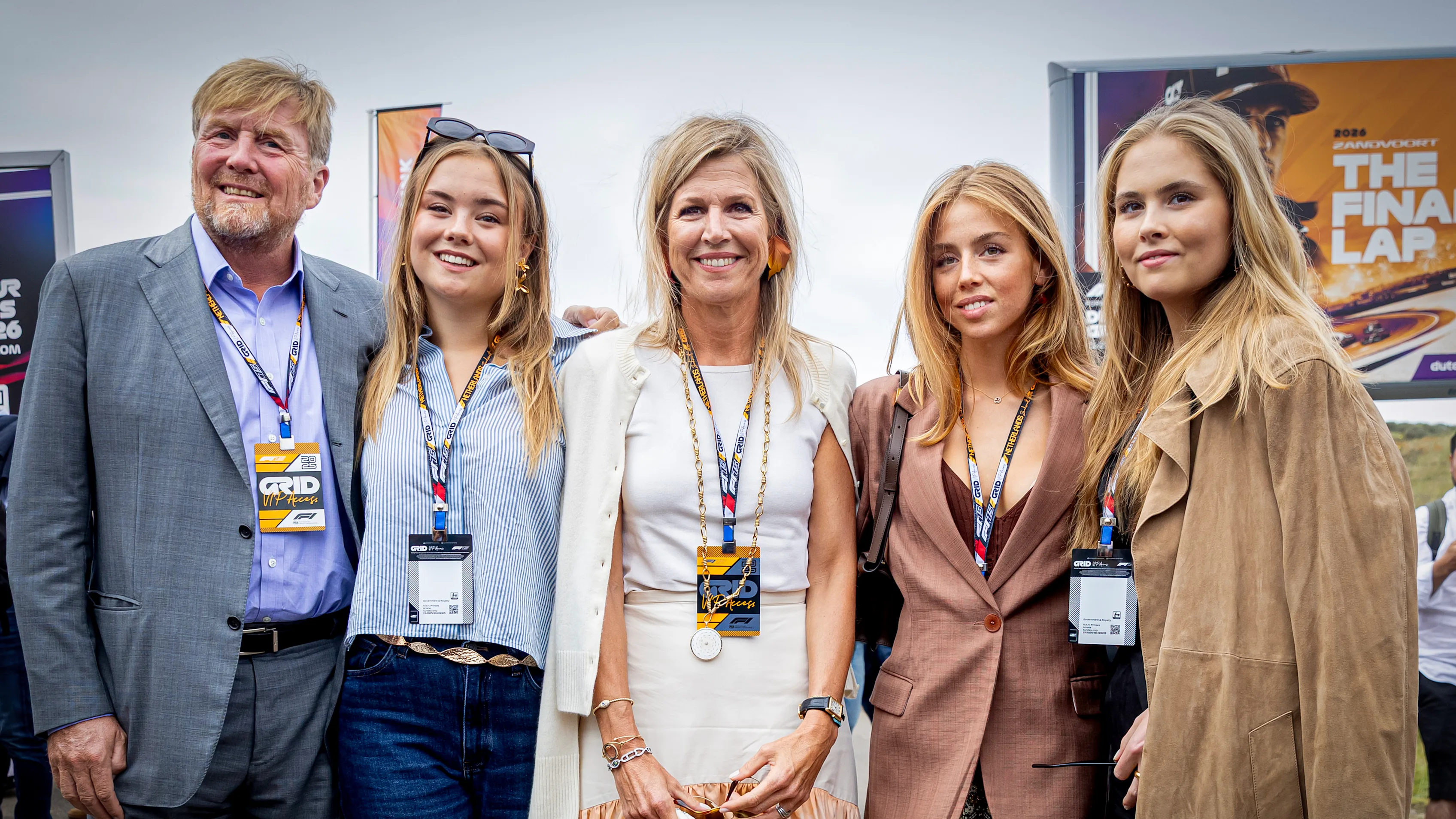 Zandvoort, Belanda - 31 Ogos: Raja Willem -Alexander dari Belanda, Puteri Ariane dari
