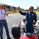 Terdapat juga detik istimewa untuk bekas pemandu Ferrari Jacky Ickx