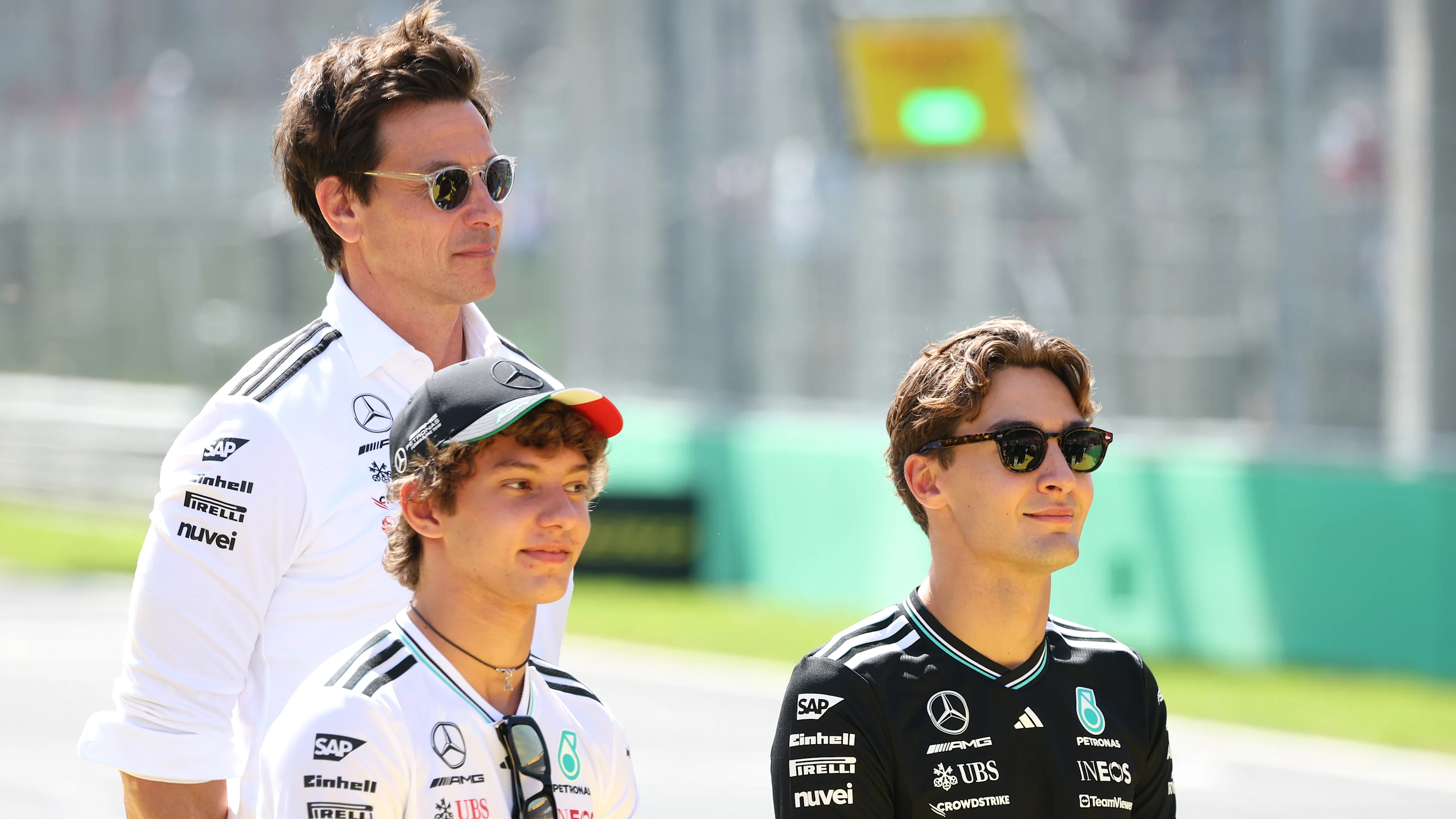 Monza, Itali - 07 September: Andrea Kimi Antonelli dari Itali dan Mercedes AMG Petronas F1 Team Toto
