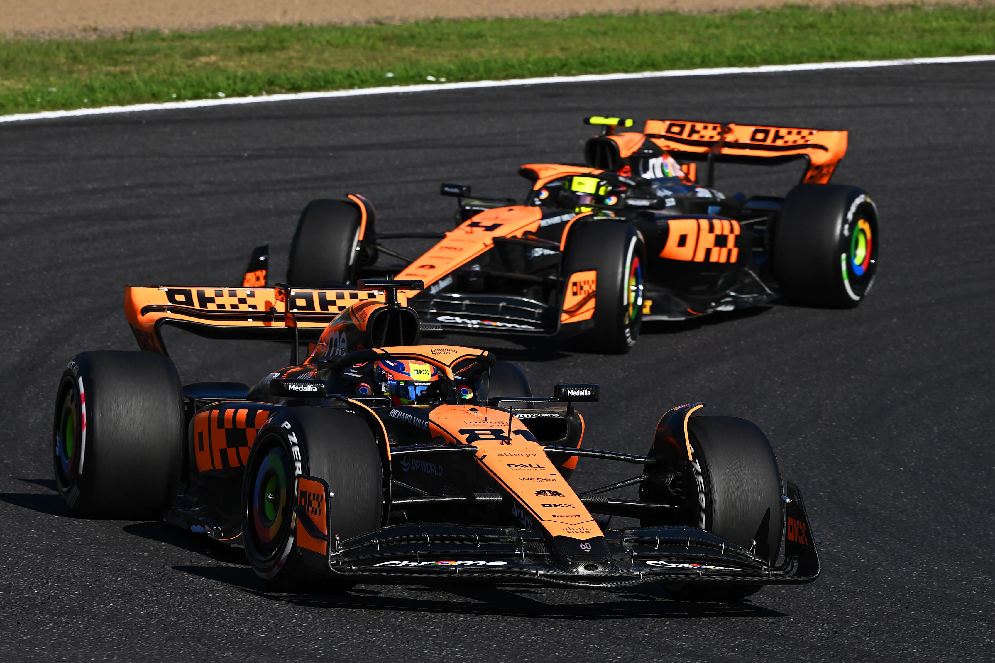 Suzuka, Jepun - 24 September: Oscar Piastri dari Australia Memandu (81) McLaren MCL60 Mercedes