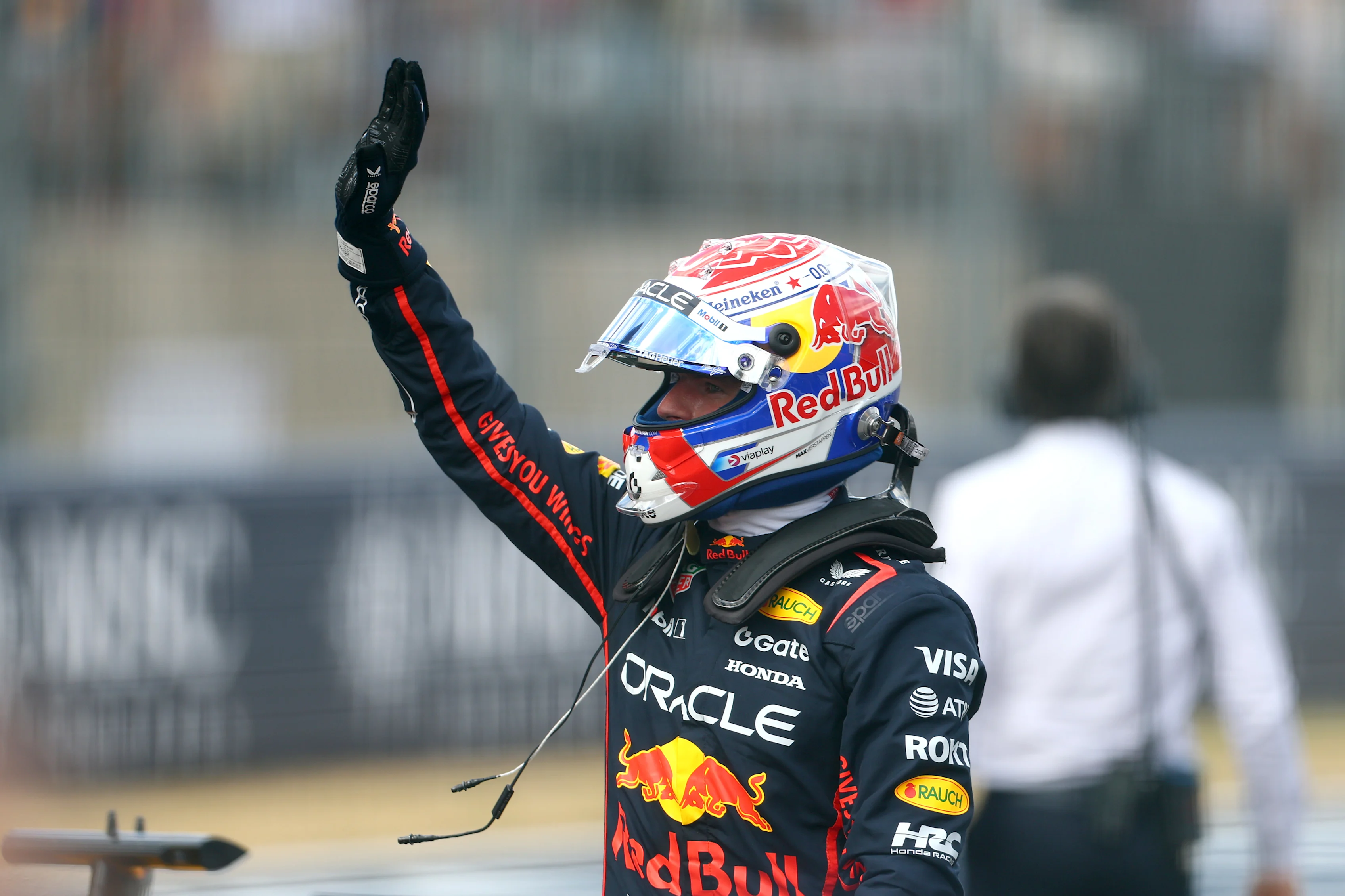 AUSTIN, Texas - 18 Oktober: Pemenang Sprint Max Verstappen dari Belanda dan Oracle Red Bull