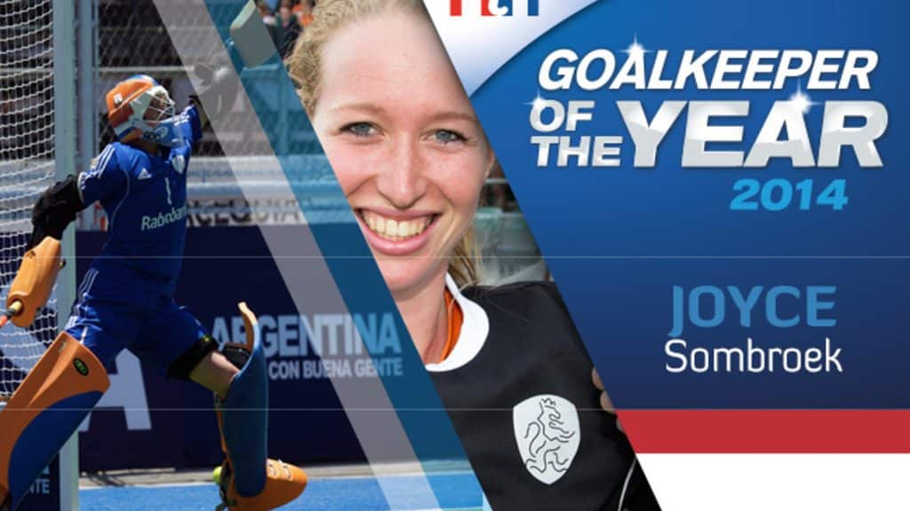 FIH bercakap dengan penjaga gawang tahun 2014 yang baru dilahirkan Joyce Sombroek