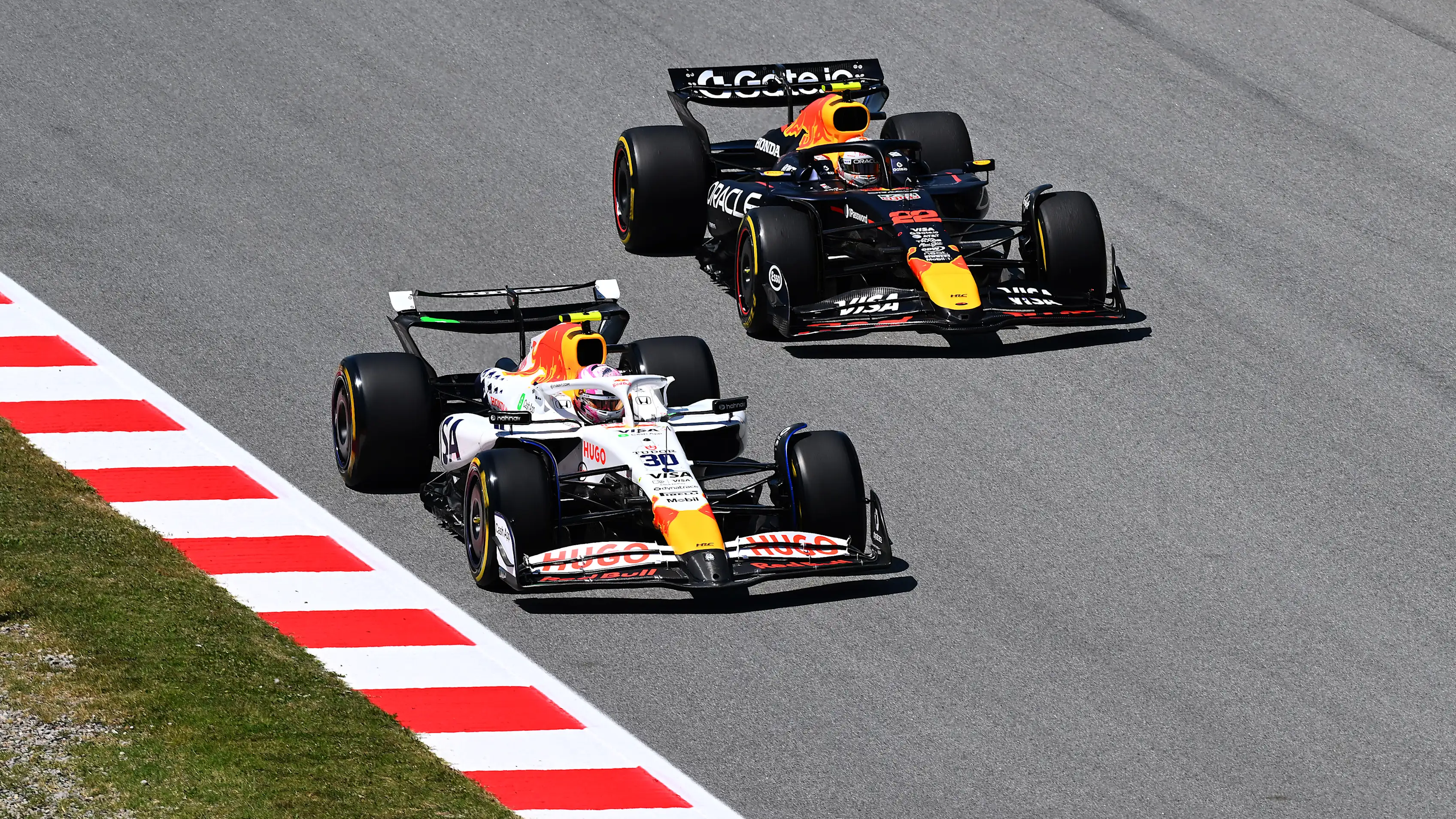 Barcelona, ​​Sepanyol - 31 Mei: Liam Lawson dari New Zealand Memandu (30) Visa Cash App Racing Bulls