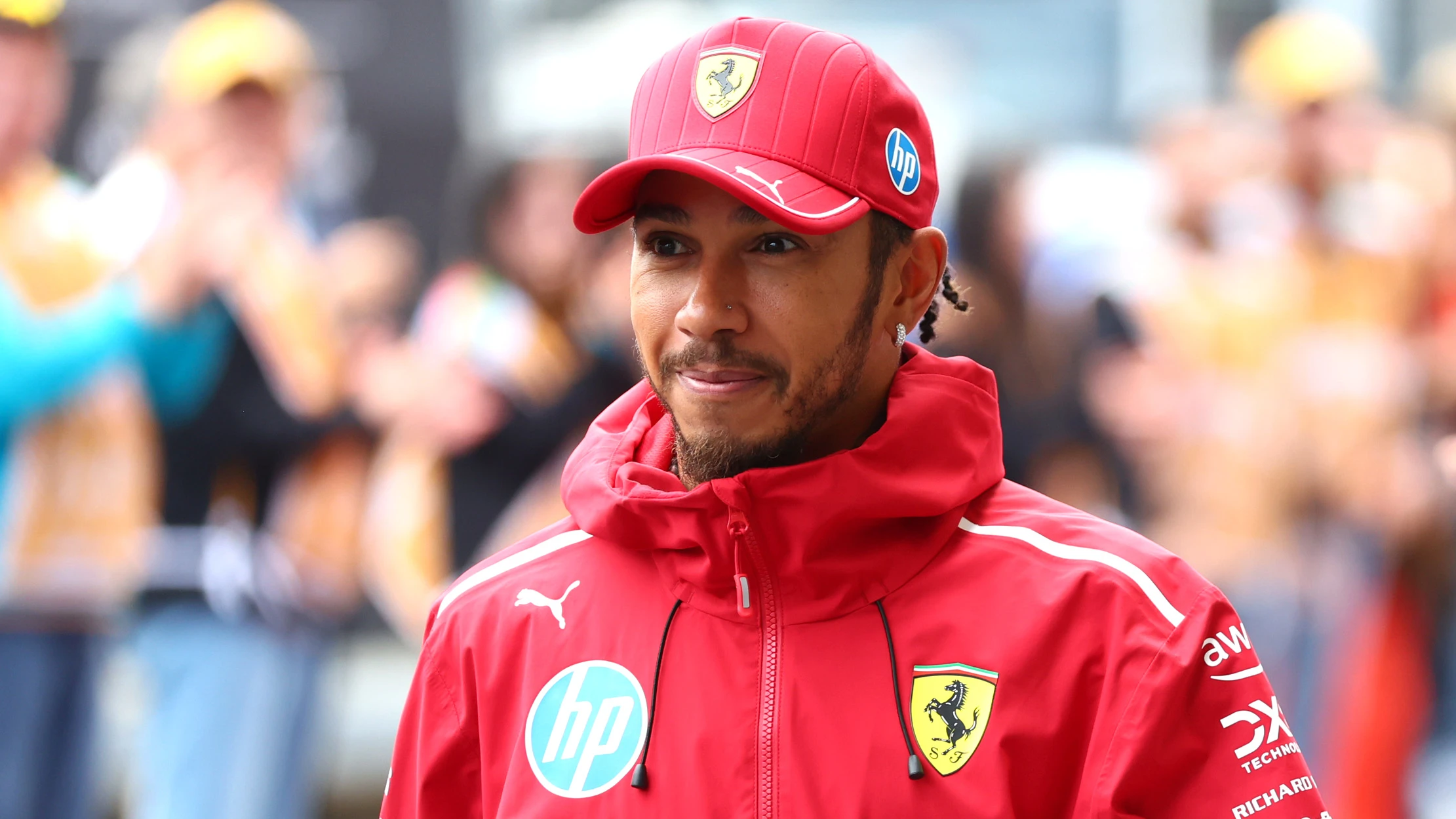 Baku, Azerbaijan - 21 September: Lewis Hamilton dari Great Britain dan Scuderia Ferrari di