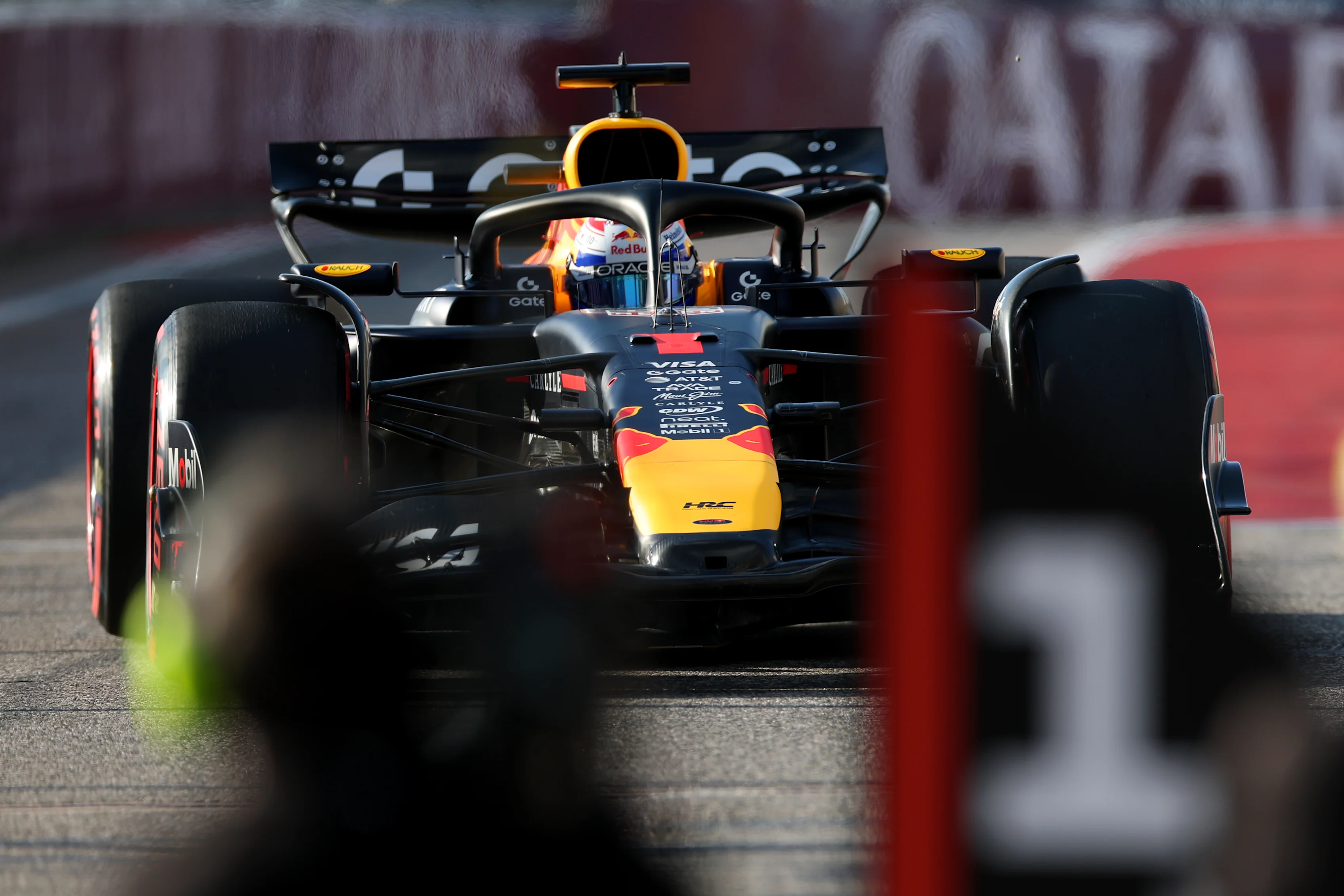 AUSTIN, Texas - 17 Oktober: Kelayakan Pole Pole Max Verstappen dari Belanda dan Oracle Red