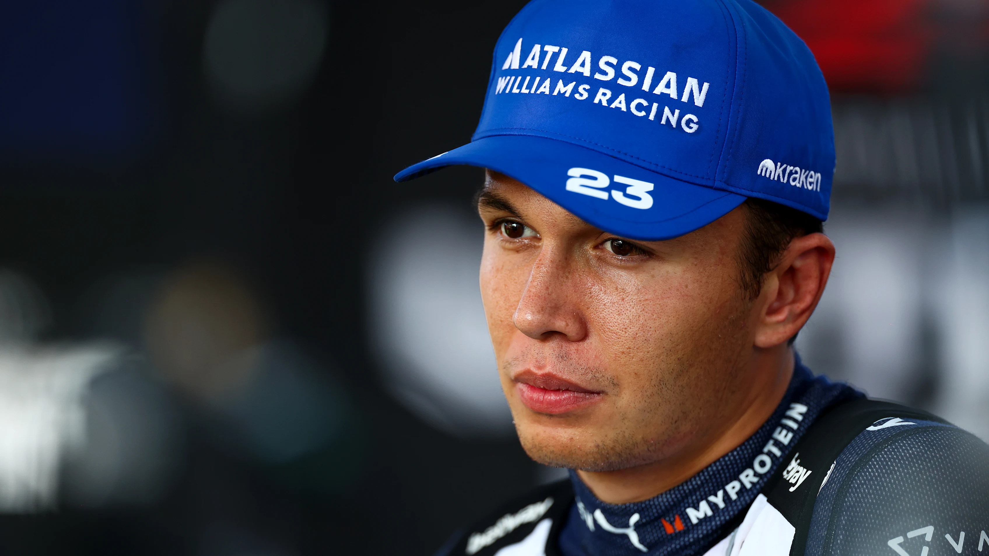 AUSTIN, Texas - 18 Oktober: Kelayakan Ditempatkan Kesembilan belas Alexander Albon dari Thailand dan Williams adalah