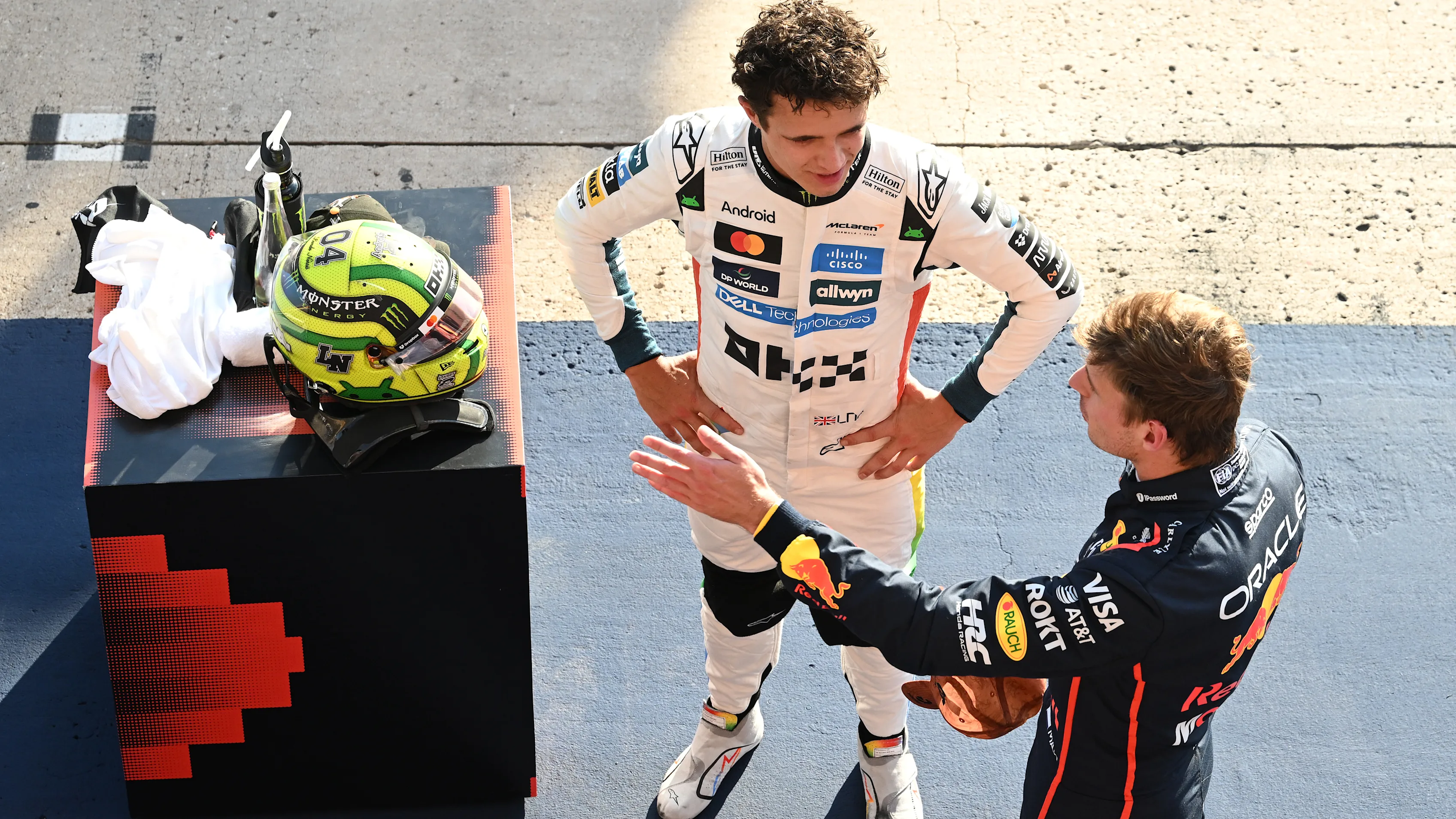 AUSTIN, Texas - 18 Oktober: Kelayakan kedudukan tiang Max Verstappen dari Belanda dan Oracle