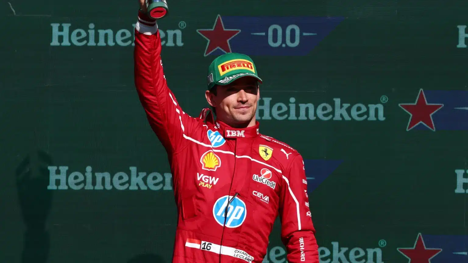 Leclerc sangat gembira dengan podium ‘kejutan’ di Mexico sebagai Ferrari bergerak ke P2 dalam Kejohanan Pasukan