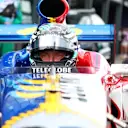 Valtteri Bottas mengambil Bar Honda 001 untuk litar Parbert Park yang berputar semasa Grand Prix Weekend 2025.