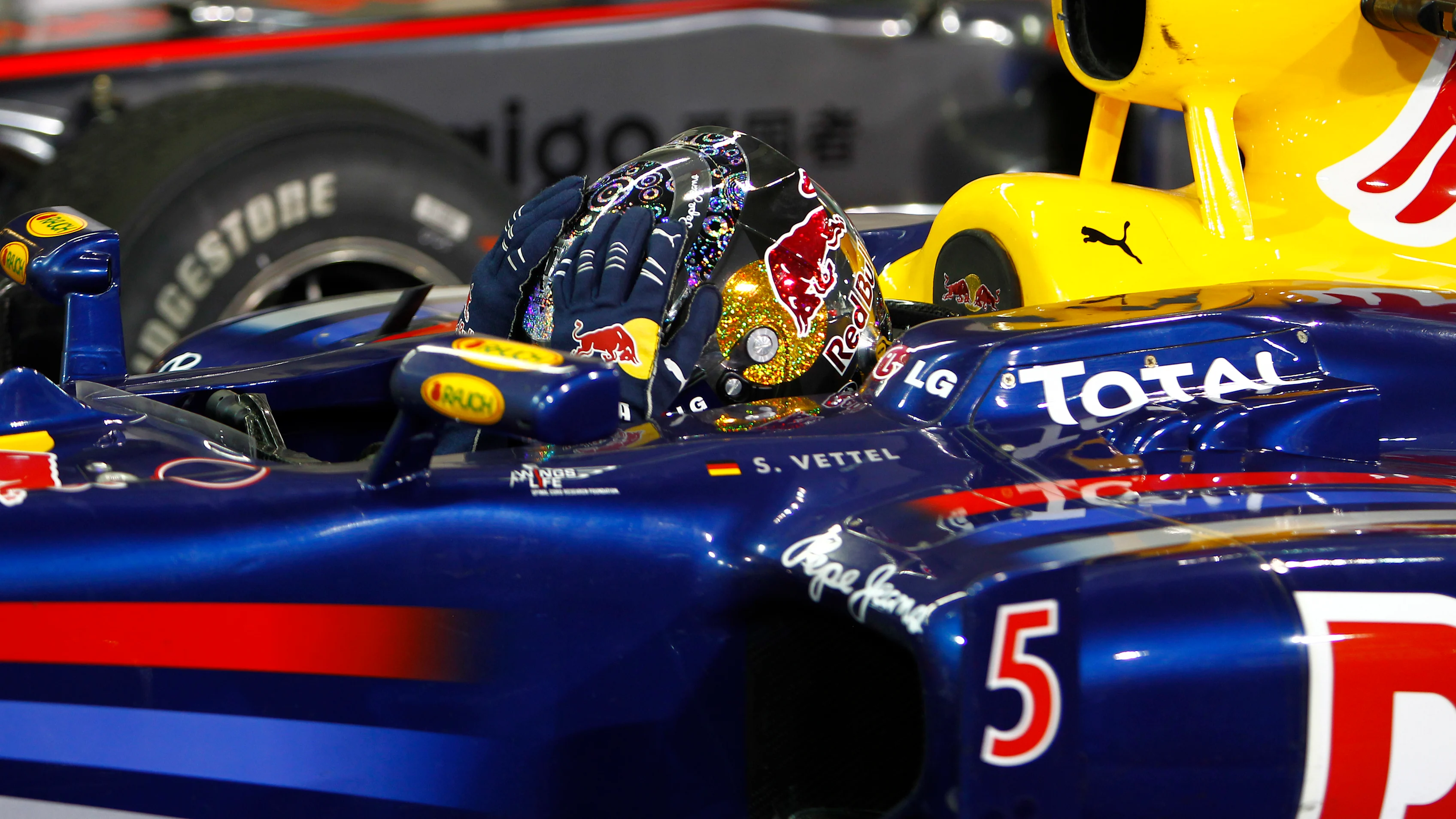Litar Yas Marina, Abu Dhabi, Emiriah Arab Bersatu 14 November 2010. Sebastian Vettel, Red Bull