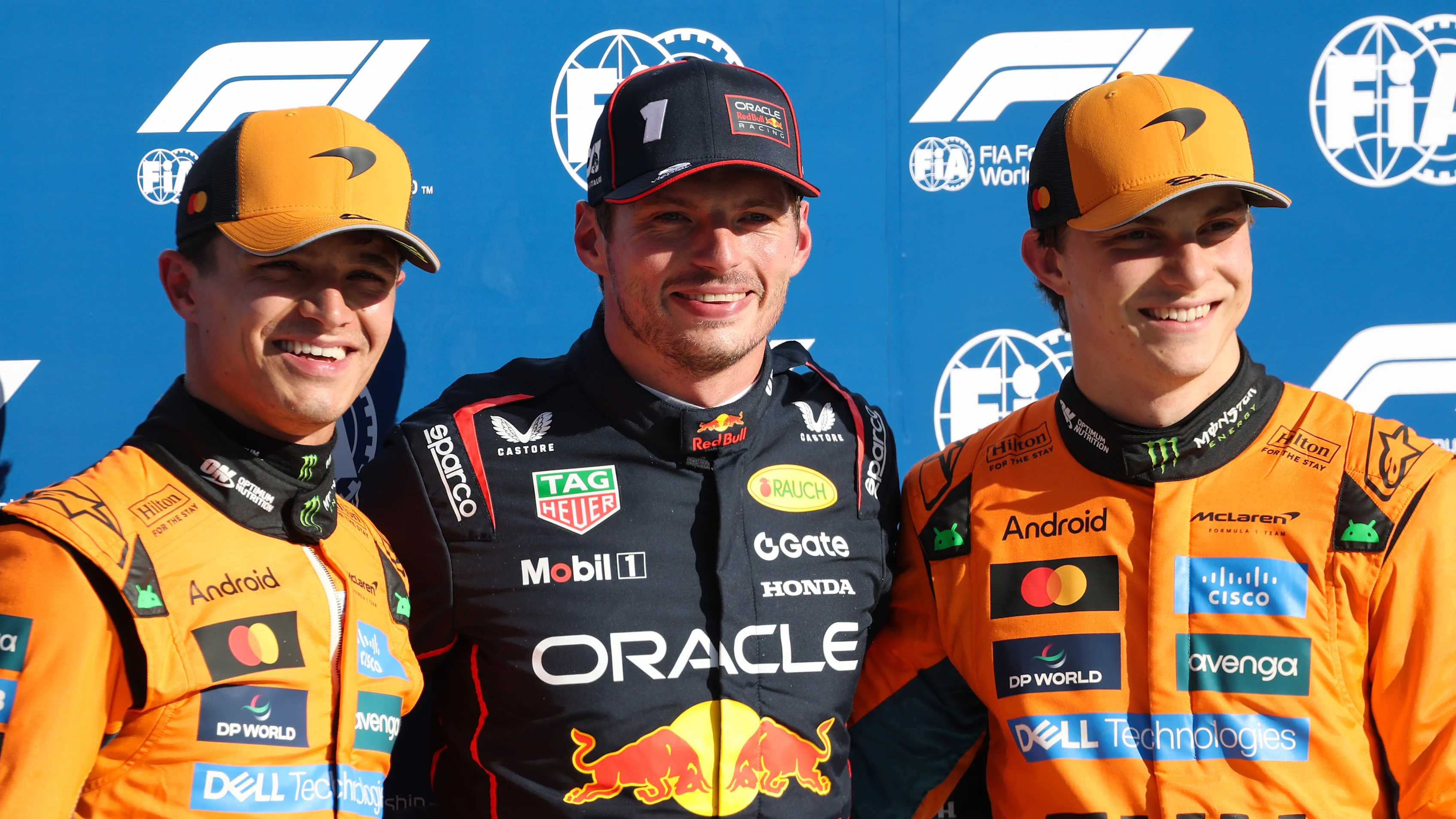 Monza, Itali - 06 September: Kualifikasi kedudukan tiang Max Verstappen dari Belanda dan Oracle