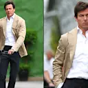 Toto Wolff menentang panas di blazernya