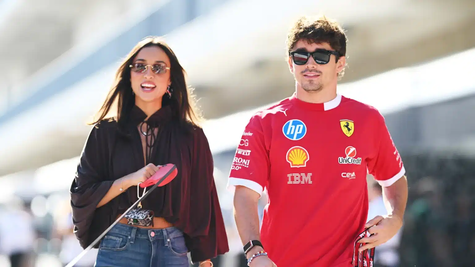 Charles Leclerc mengumumkan penglibatan kepada rakan kongsi Alexandra Saint Mleux