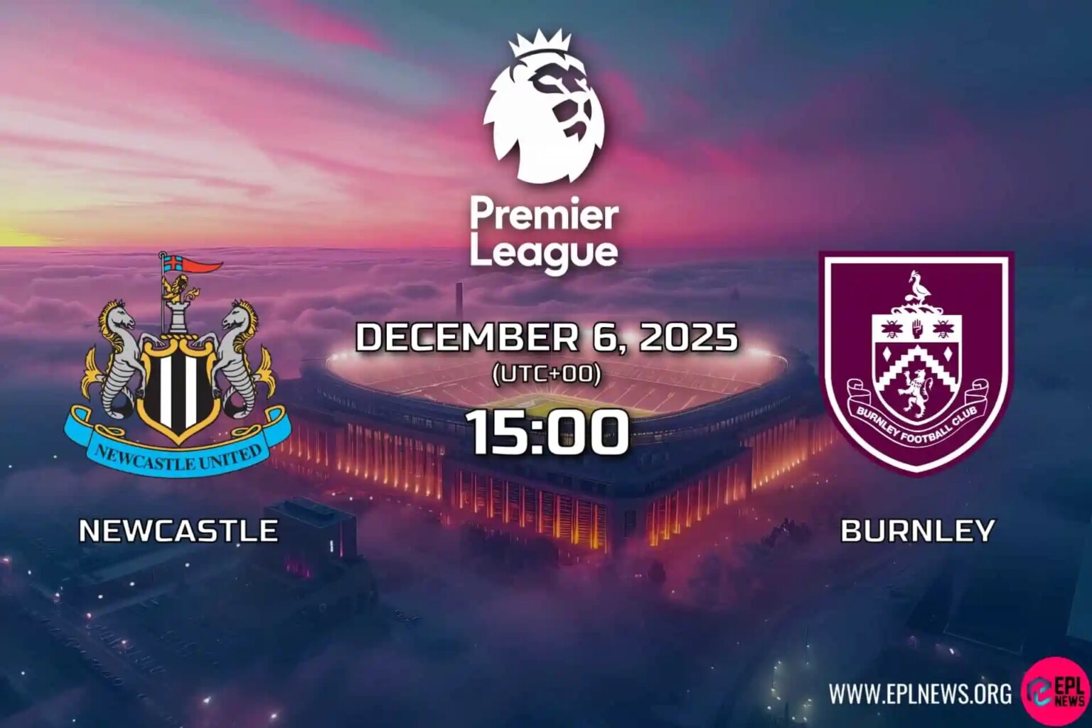 Newcastle vs Burnley Pratonton: Calon penyingkiran Lawati St. James ‘Park