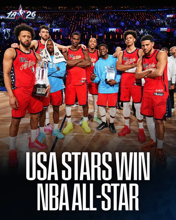 USA Stars memenangi Permainan All-Star 2026